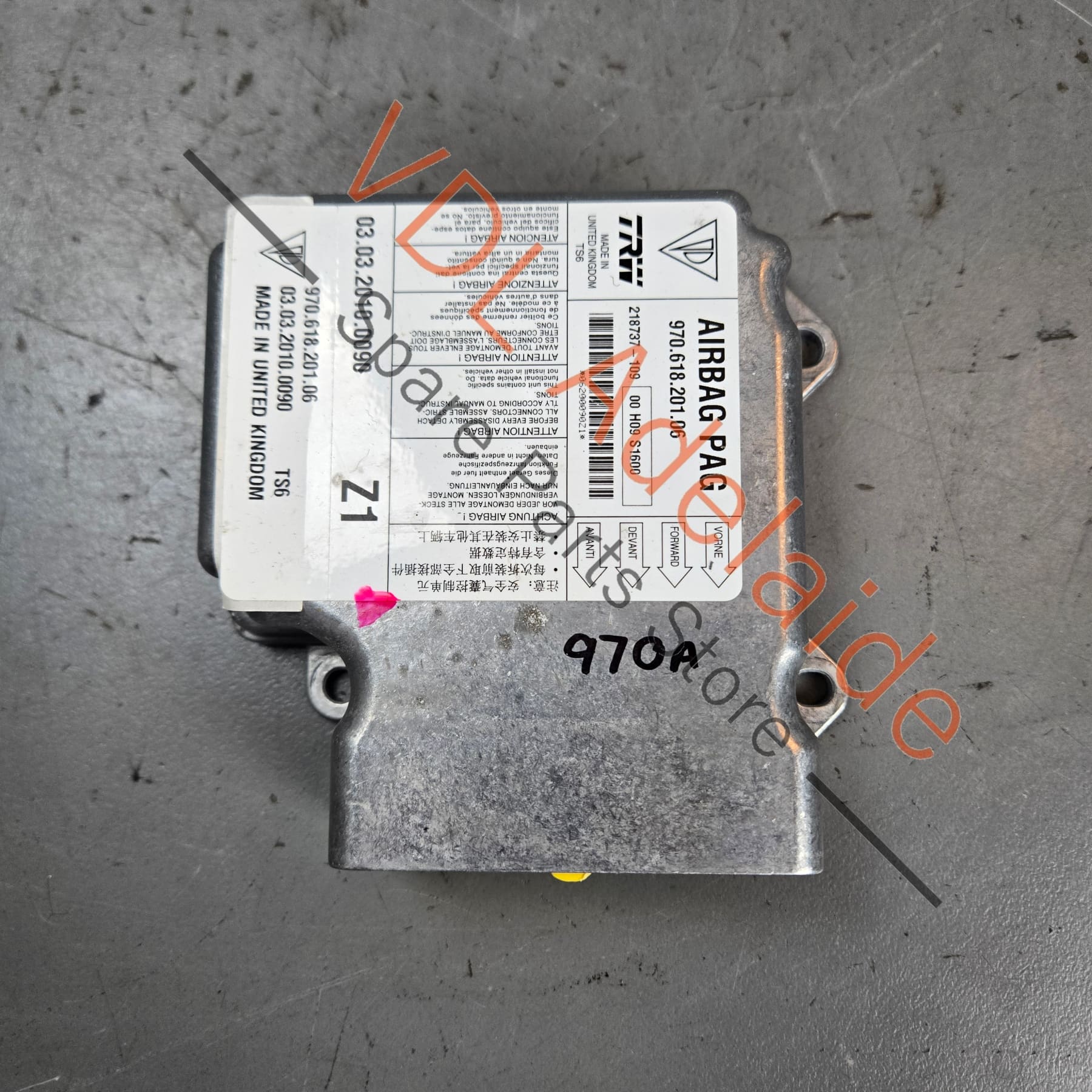 Porsche Panamera 970 Airbag Control Module 97061820106 97061820130