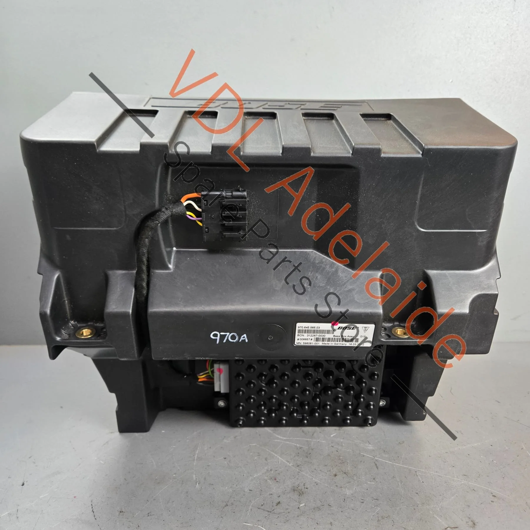 Porsche Panamera 970 BOSE Subwoofer Bass Box Speaker 97064556503 - Image 3
