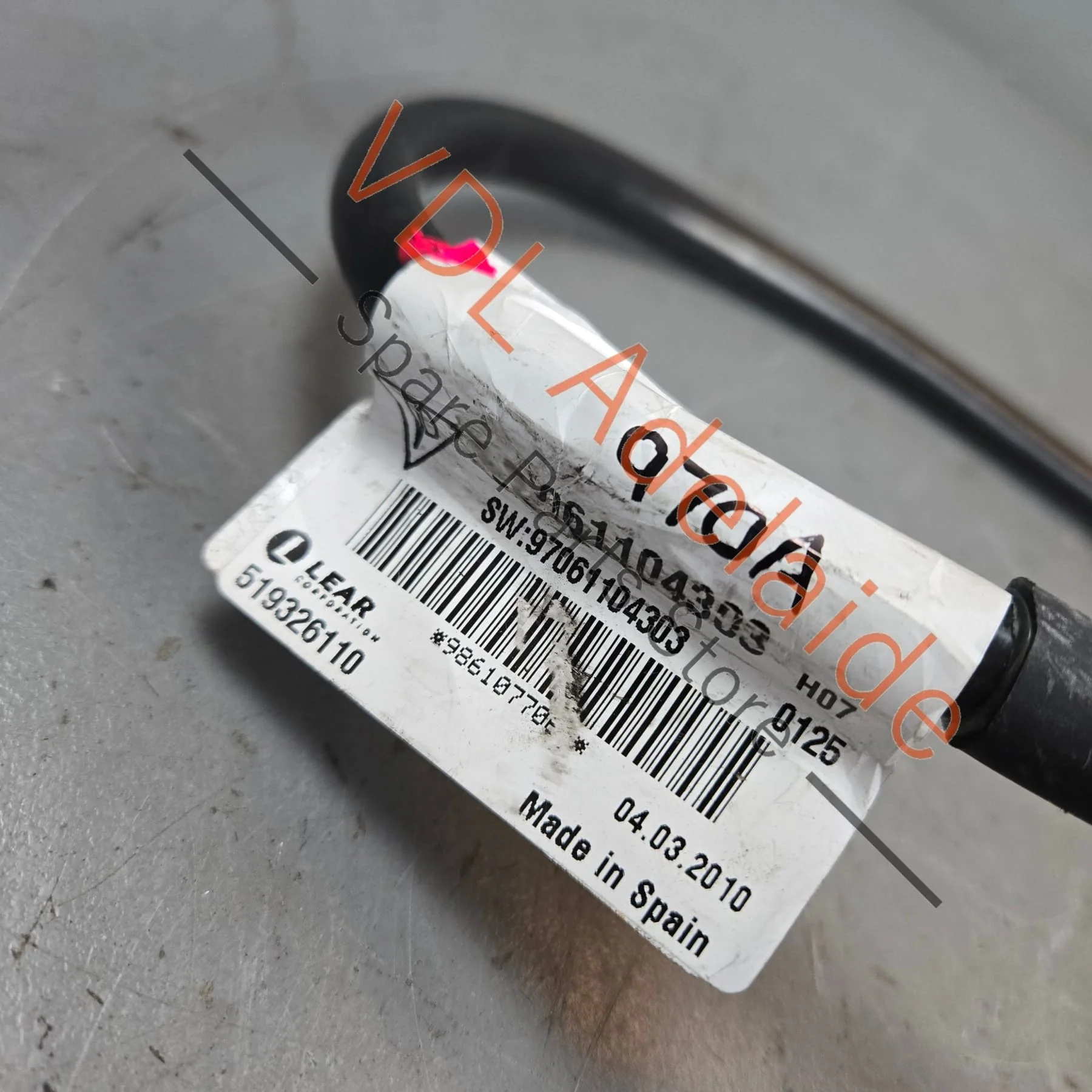 Porsche Panamera 970 Negative Battery Earth Lead Wire 97061104310 97061104303 - Image 2