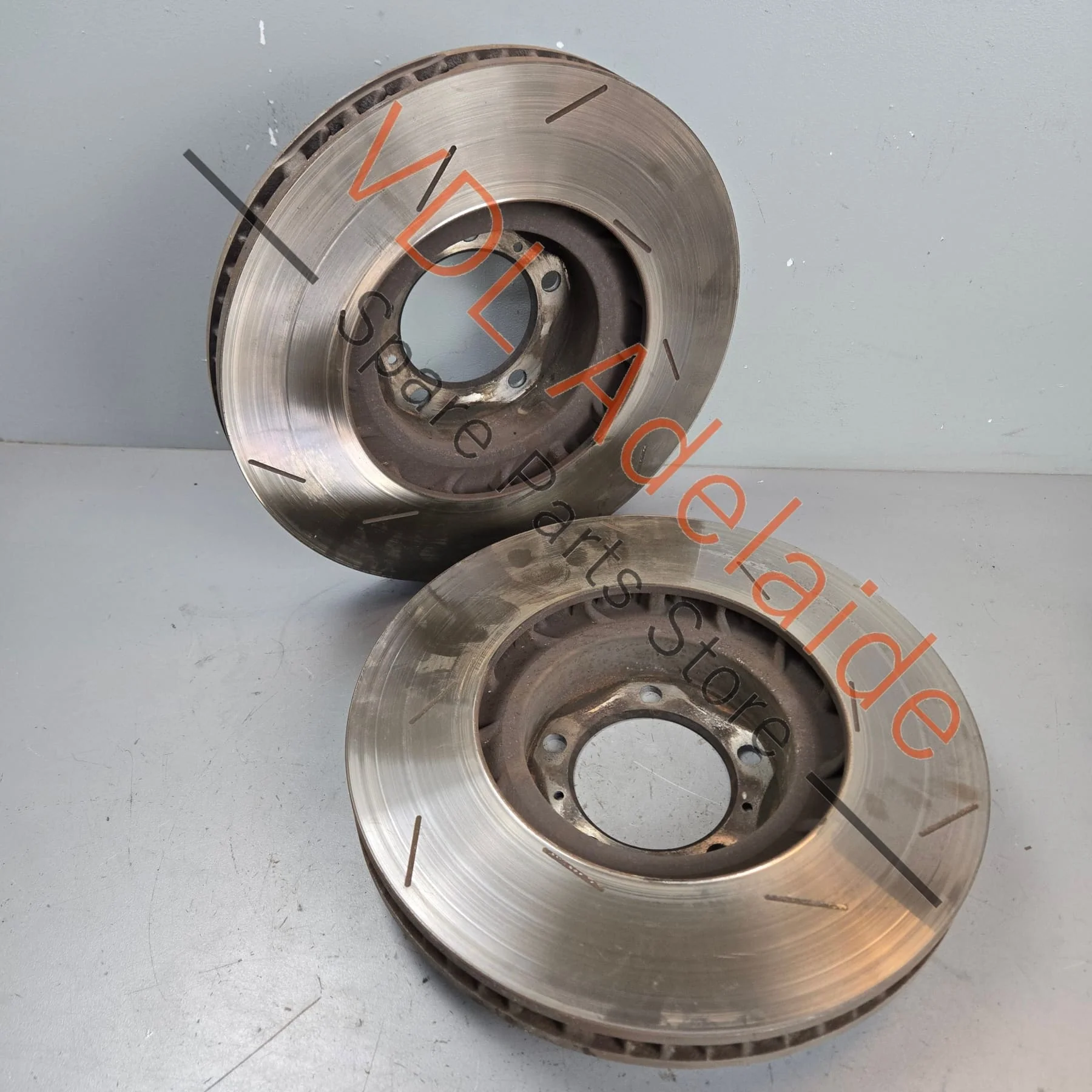 Porsche Panamera 970 Front Brake Disc Rotor Pair approx 55% life 360mm x 36mm - Image 2