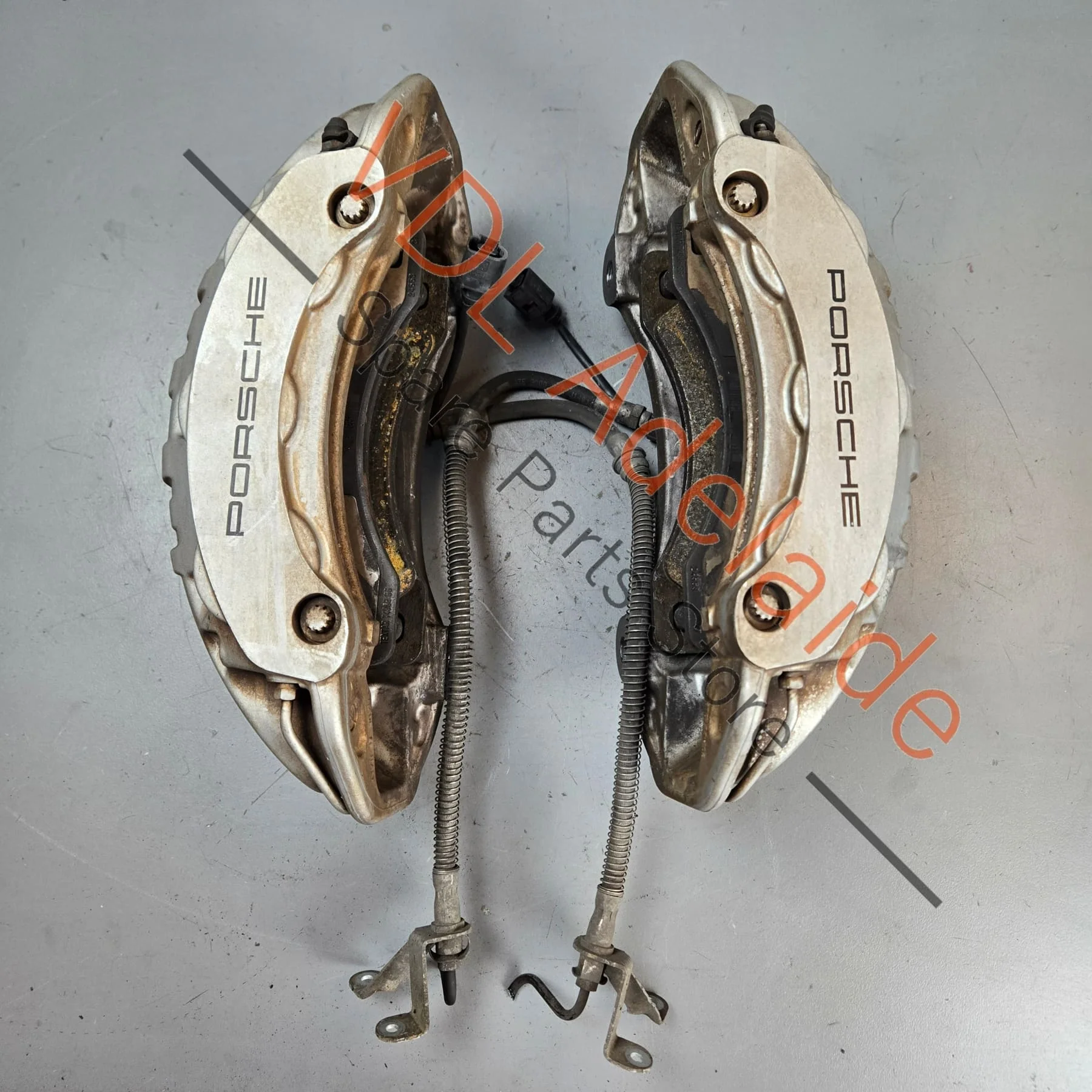 Porsche 360mm 6 Piston Brake Caliper Brembo Pair Front 7PP615149AQ, 7PP615150AQ - Image 2
