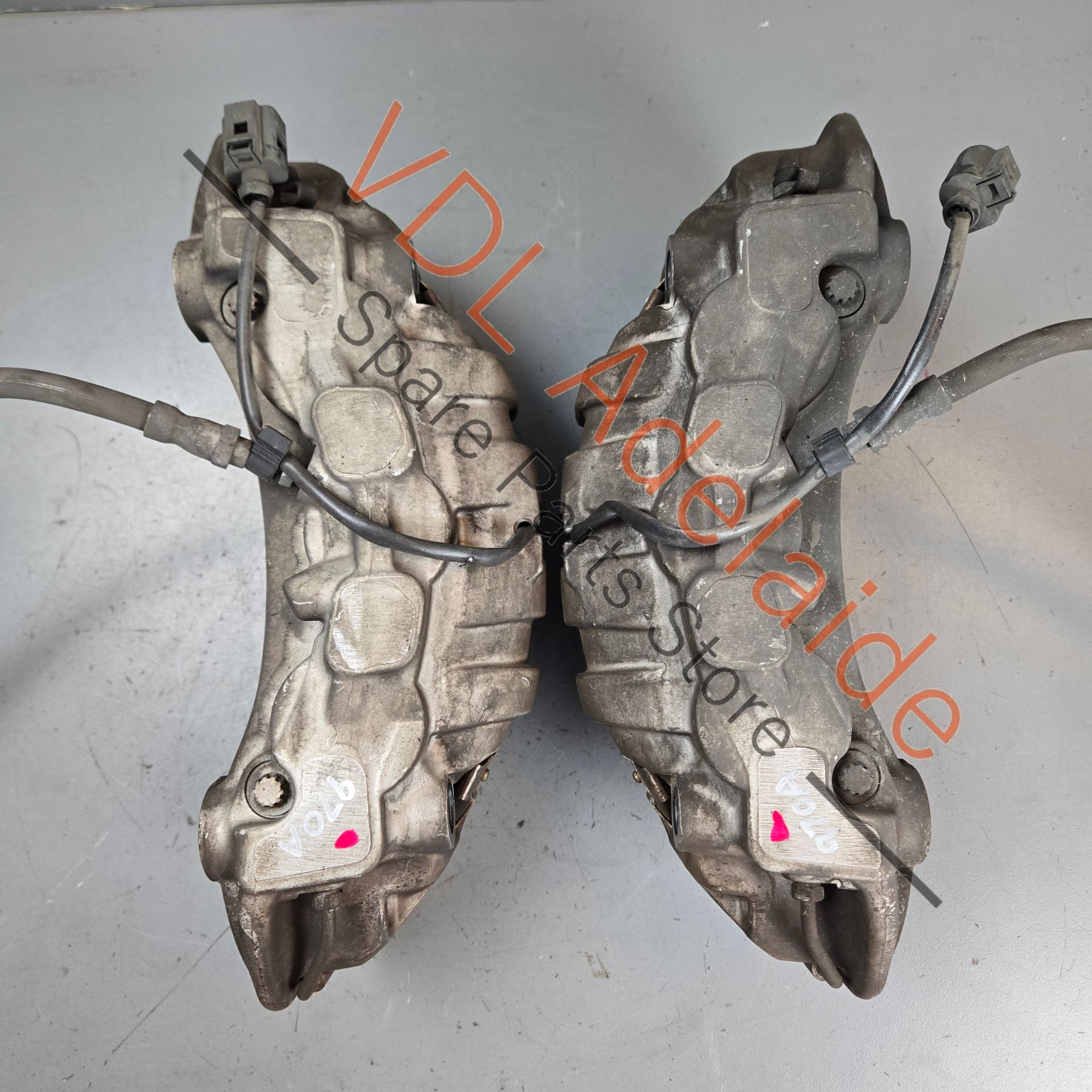 Porsche 360mm 6 Piston Brake Caliper Brembo Pair Front 7PP615149AQ, 7PP615150AQ - Image 5