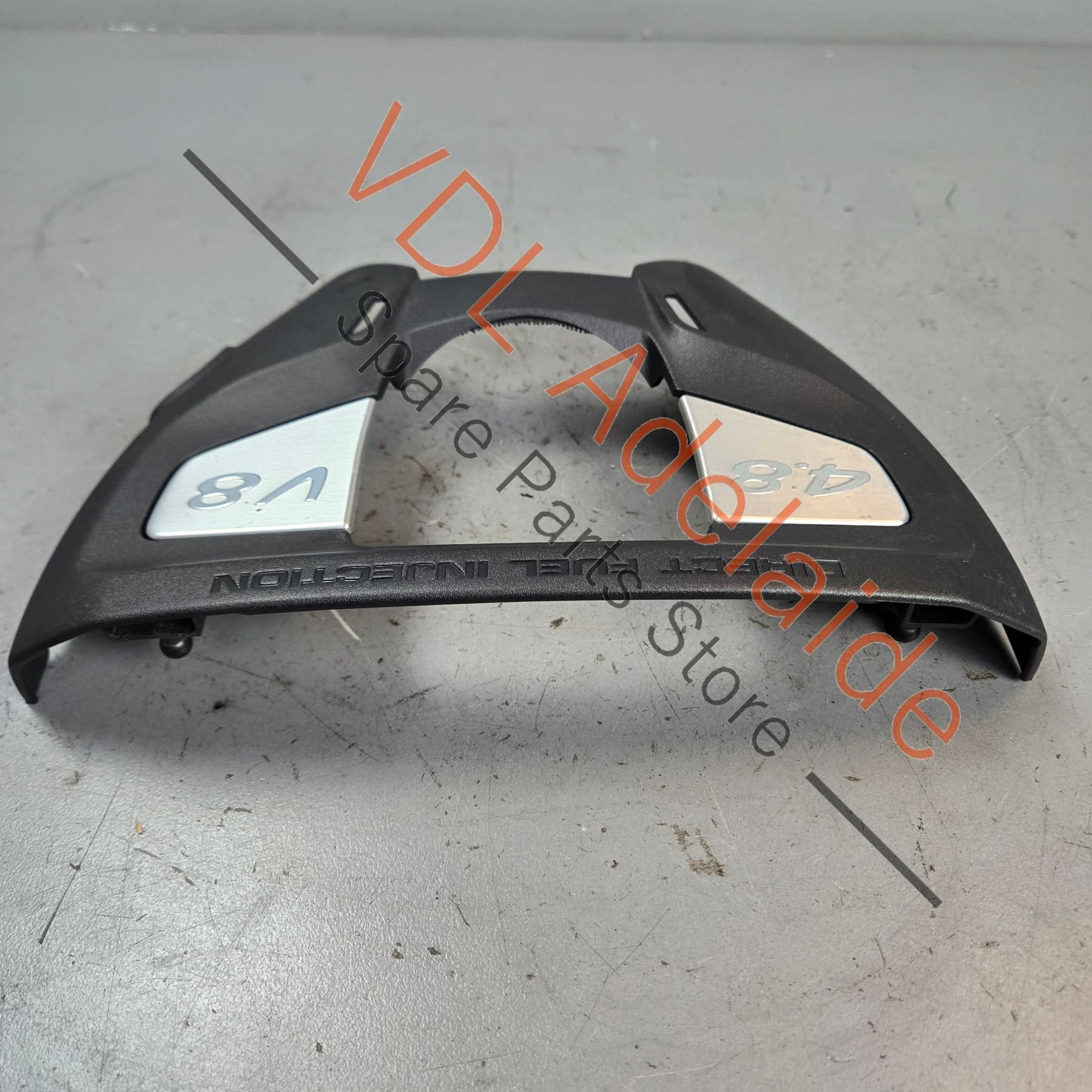 Porsche 4.8 V8 Engine Cover Front Trim with Badge Direct Injection 7PP130114 - Image 7