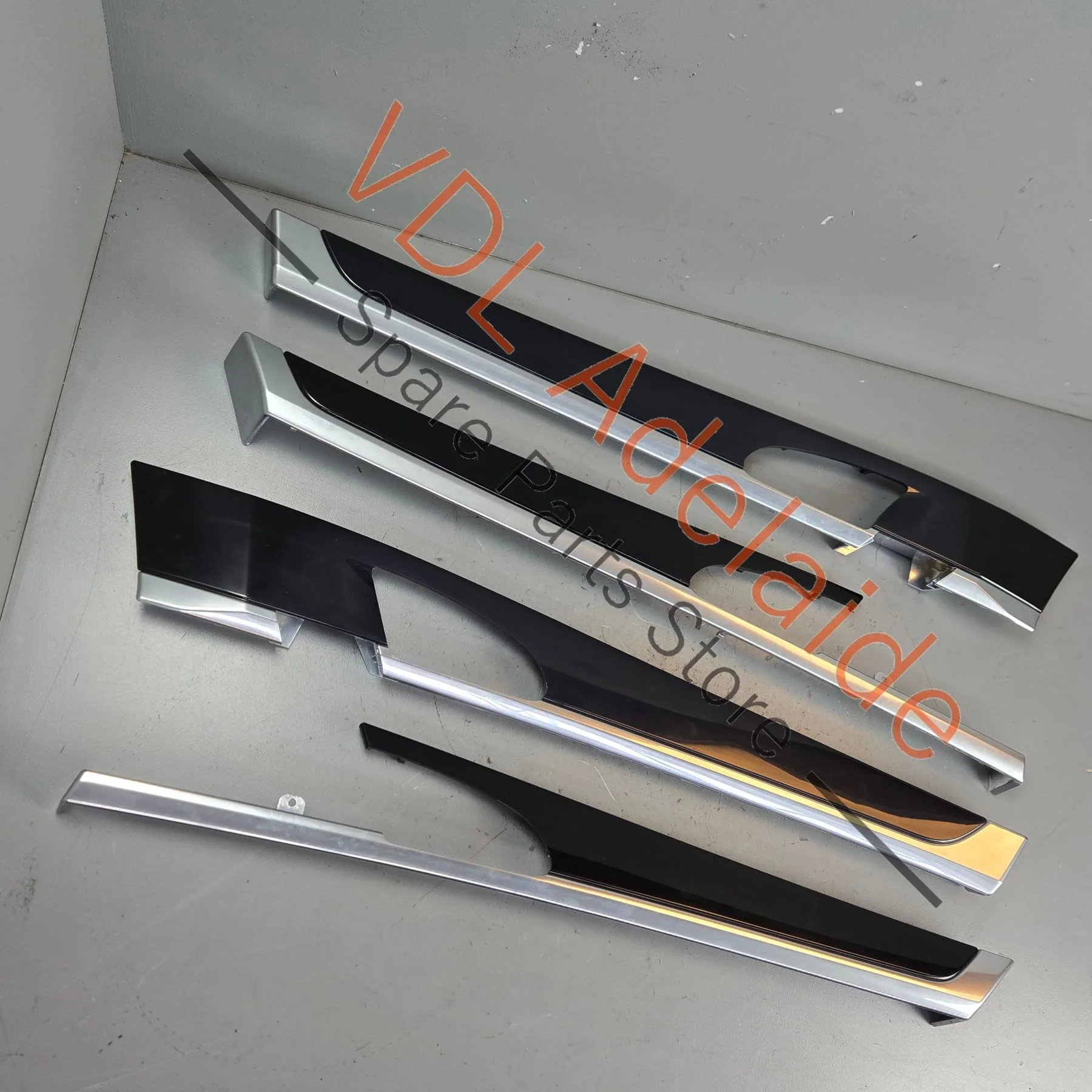 Porsche Panamera 970 Set of Gloss Black Door Trim Inserts - Image 2