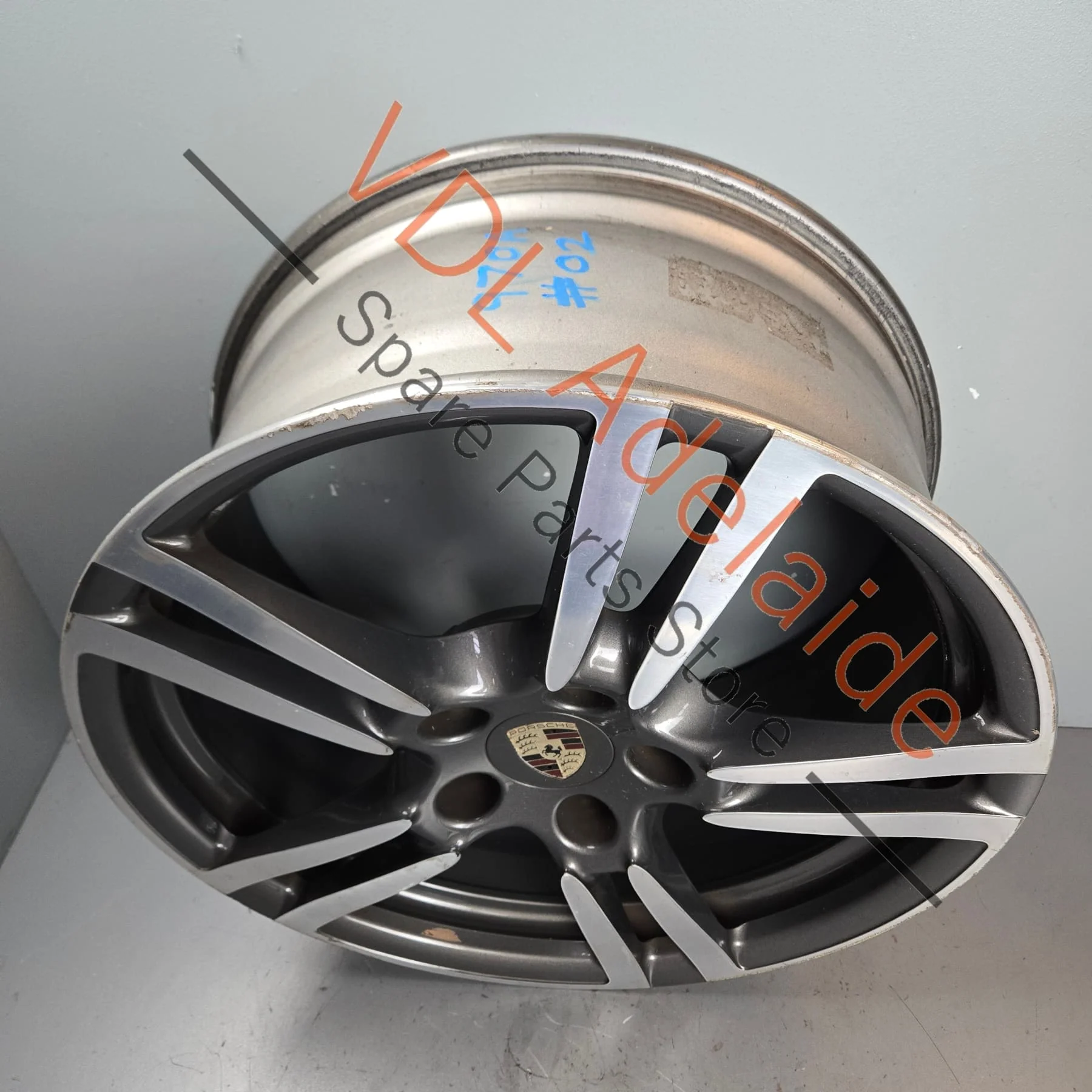 Porsche Panamera 20 x 9.5 Turbo Design Alloy Wheel Machined Face 97036217806 #02 - Image 2