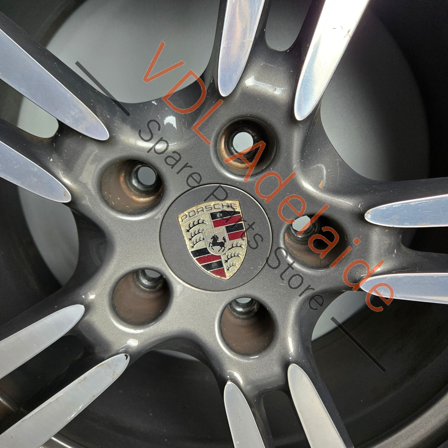 Porsche Panamera 20 x 9.5 Turbo Design Alloy Wheel Machined Face 97036217806 #02 - Image 3