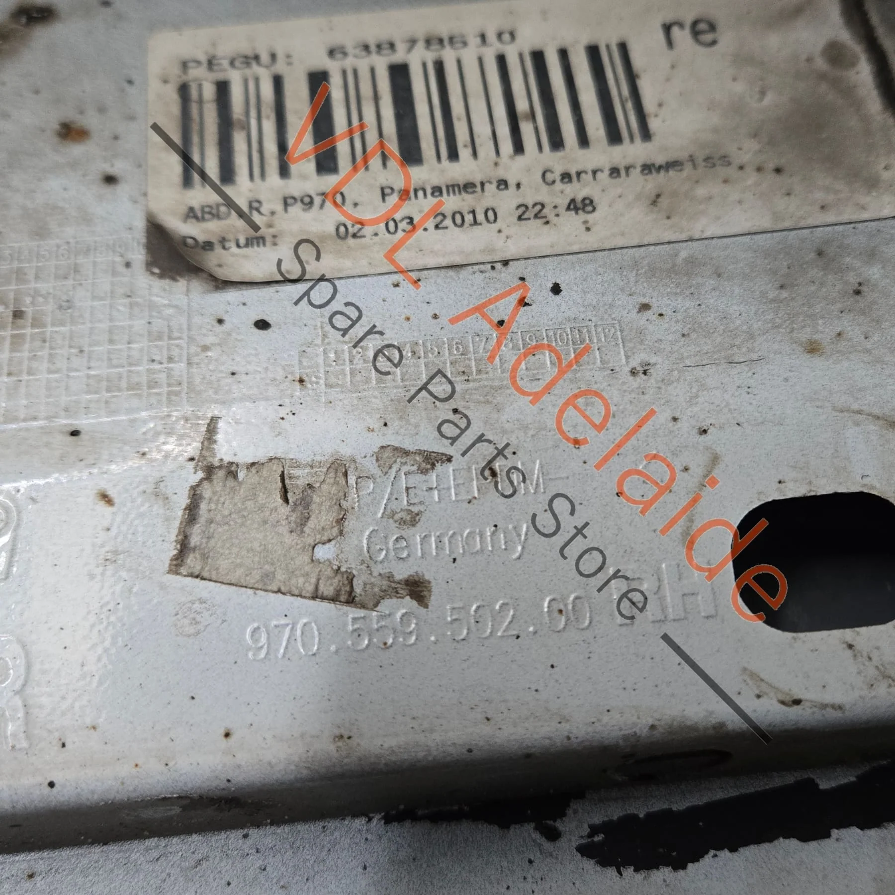 Porsche Panamera 970 Right Side Sideskirt Rocker Moulding Exterior Trim 97055920210 G2L 97055950200 - Image 7