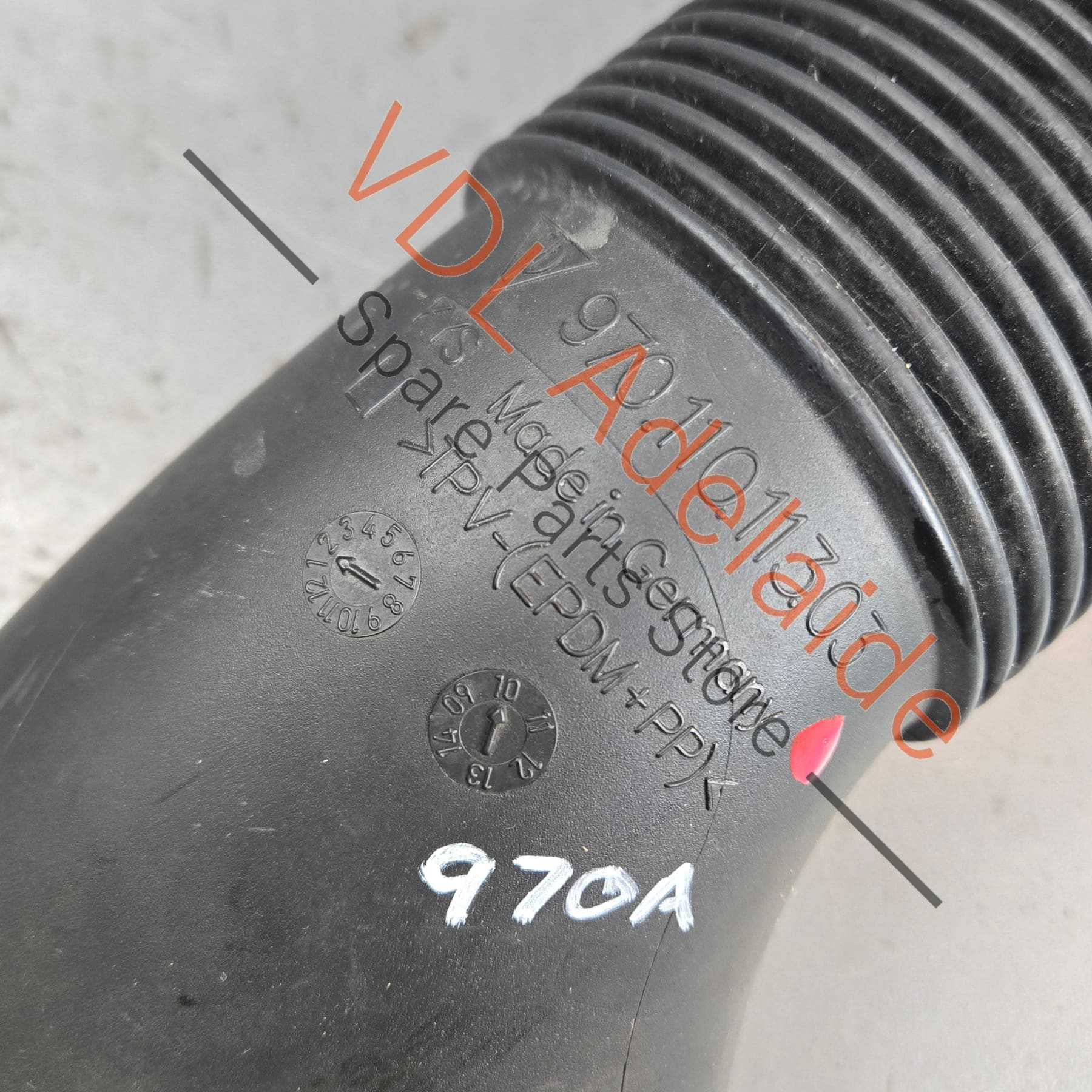 Porsche Panamera 970 Left Side Air Filter Duct Pipe Hose 97011011303 - Image 4