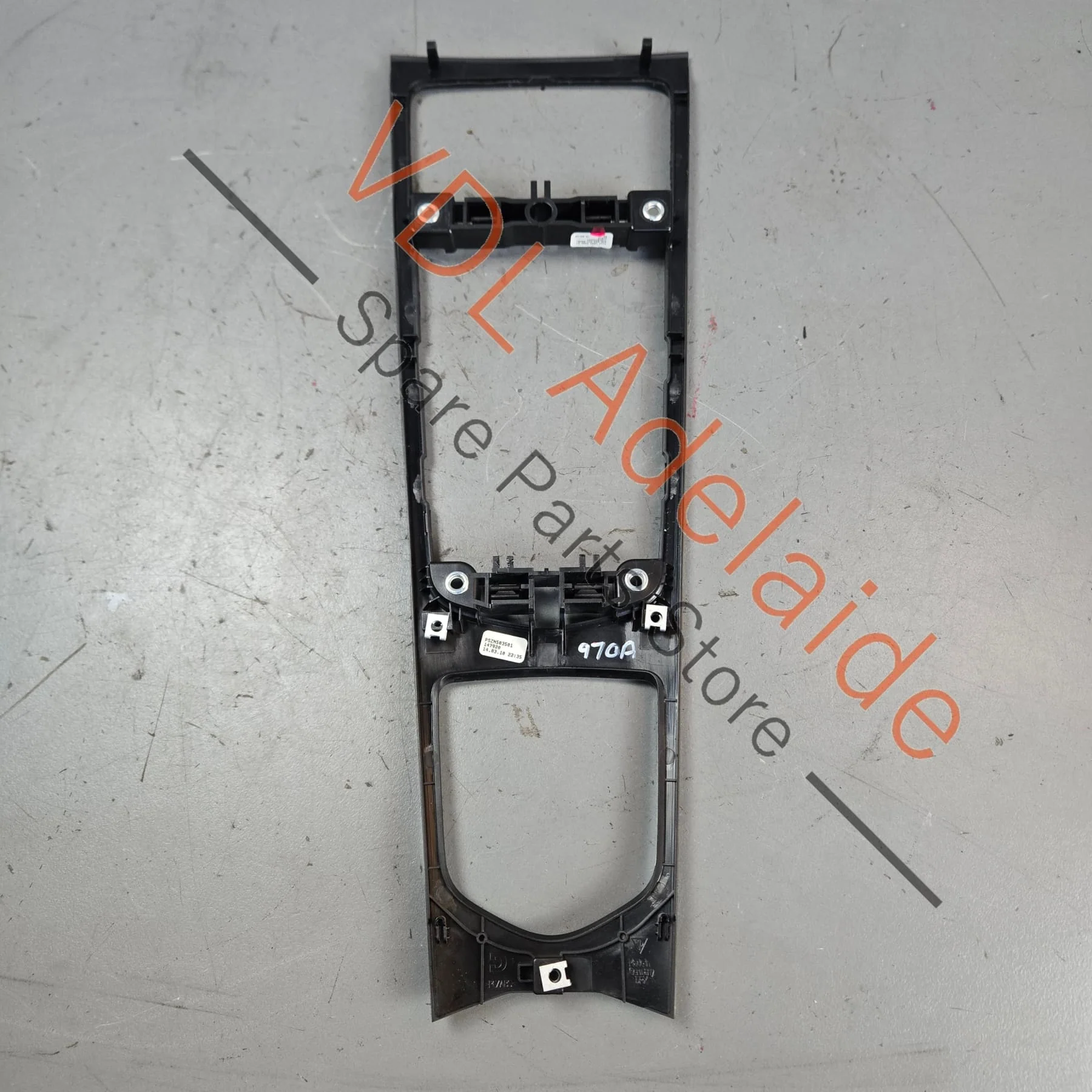 Porsche Panamera 970 Gloss Black Dash Trim for Rear Console 97055345700 A61 - Image 5