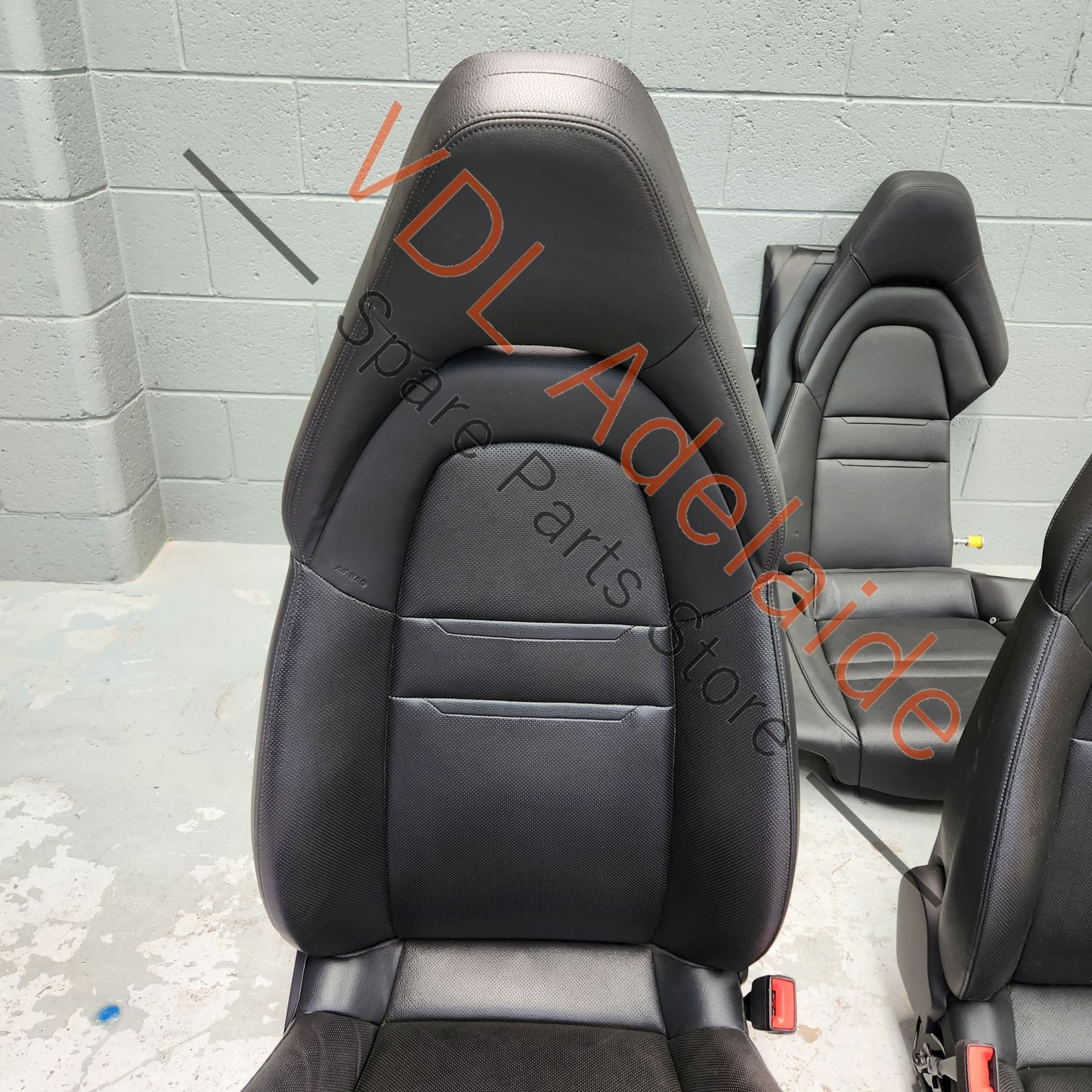 Porsche Panamera 971 2017-2020 Complete Set of Front & Rear Sports Heated Leather Seats - Image 5