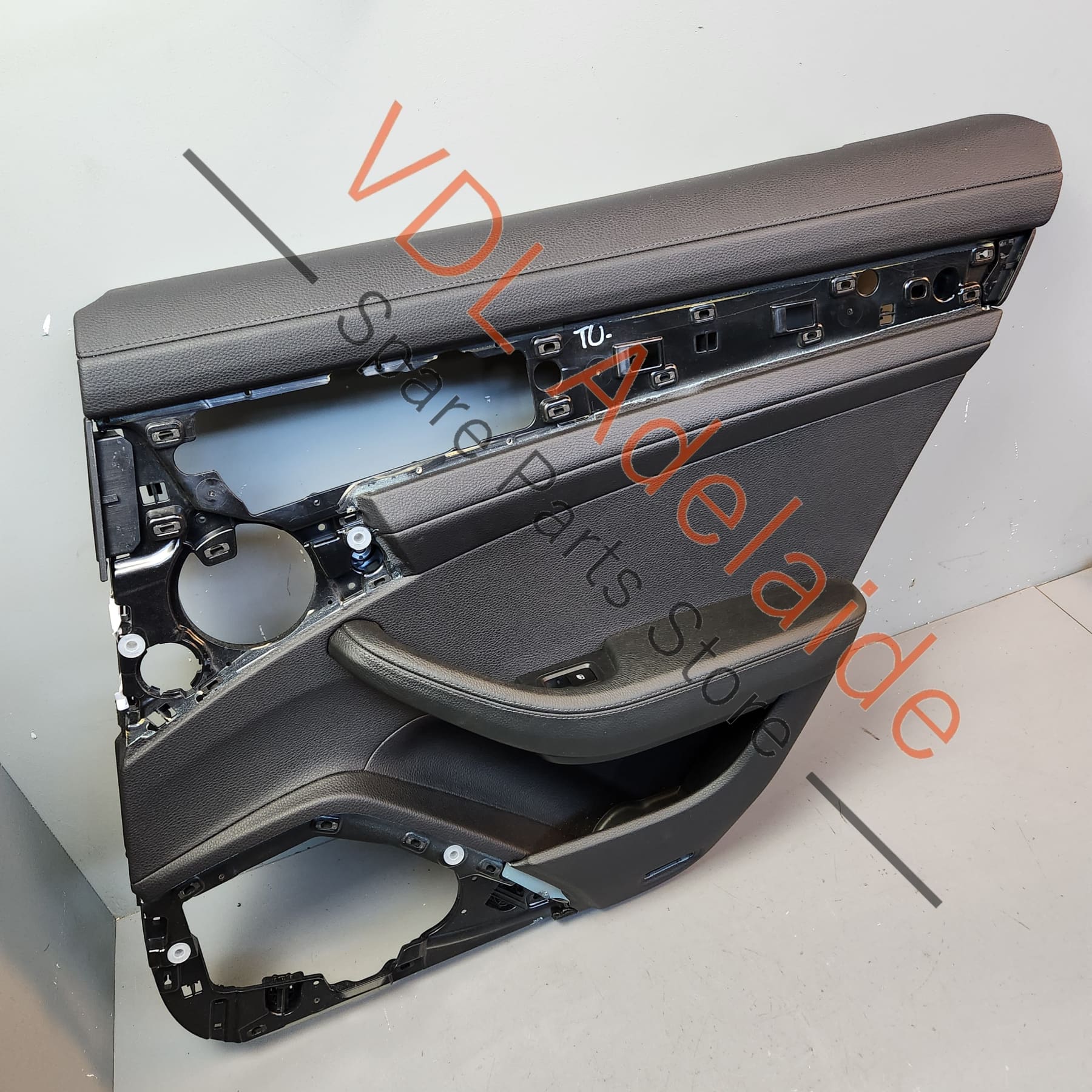 Porsche Panamera 971 2017-2020 Rear Right Side Interior Door Trim Card Sport Turismo Leather Leatherette - Image 2
