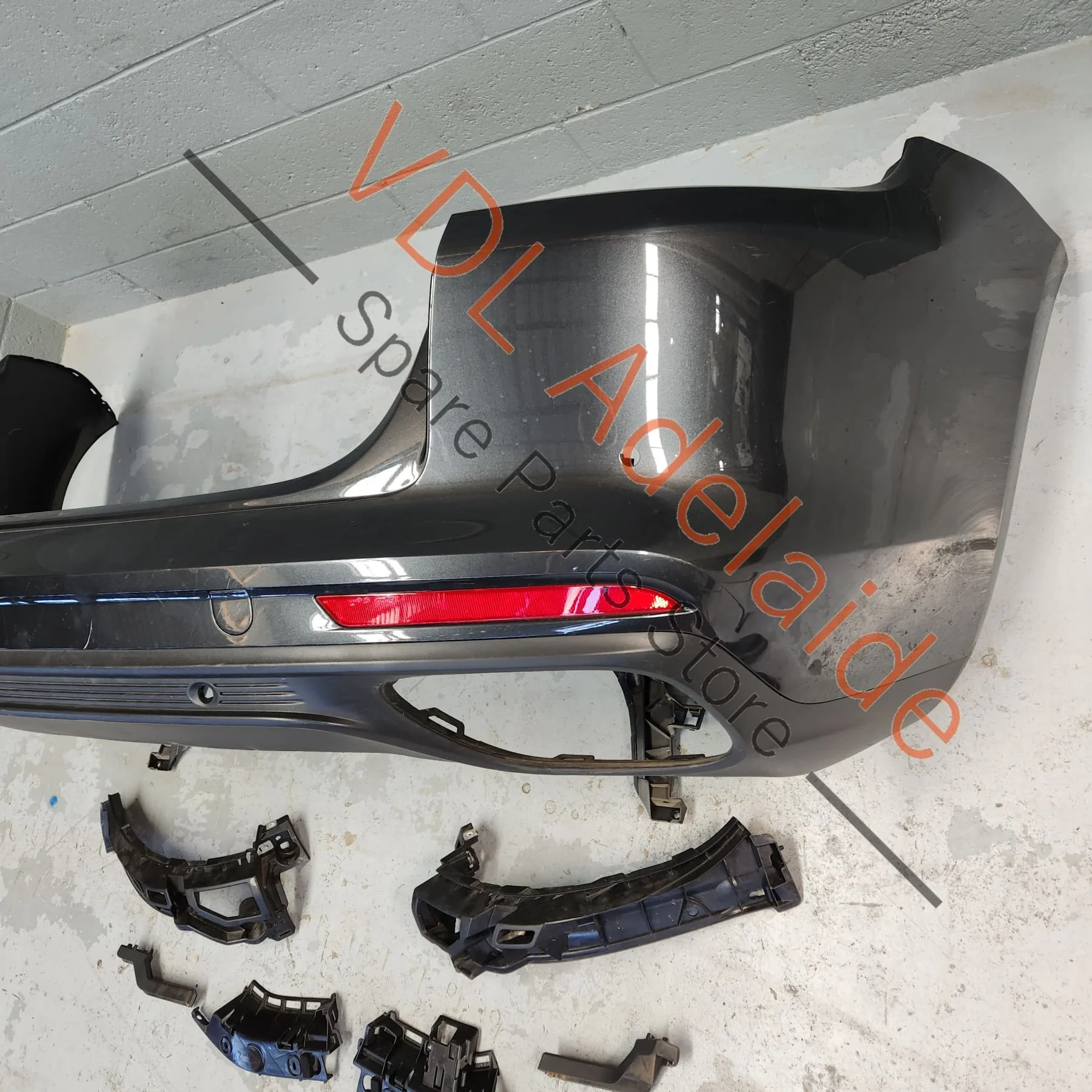 Porsche Panamera 971 2017-2020 Rear Bumper Cover, Diffuser & Mounting Brackets Assembly - Image 3