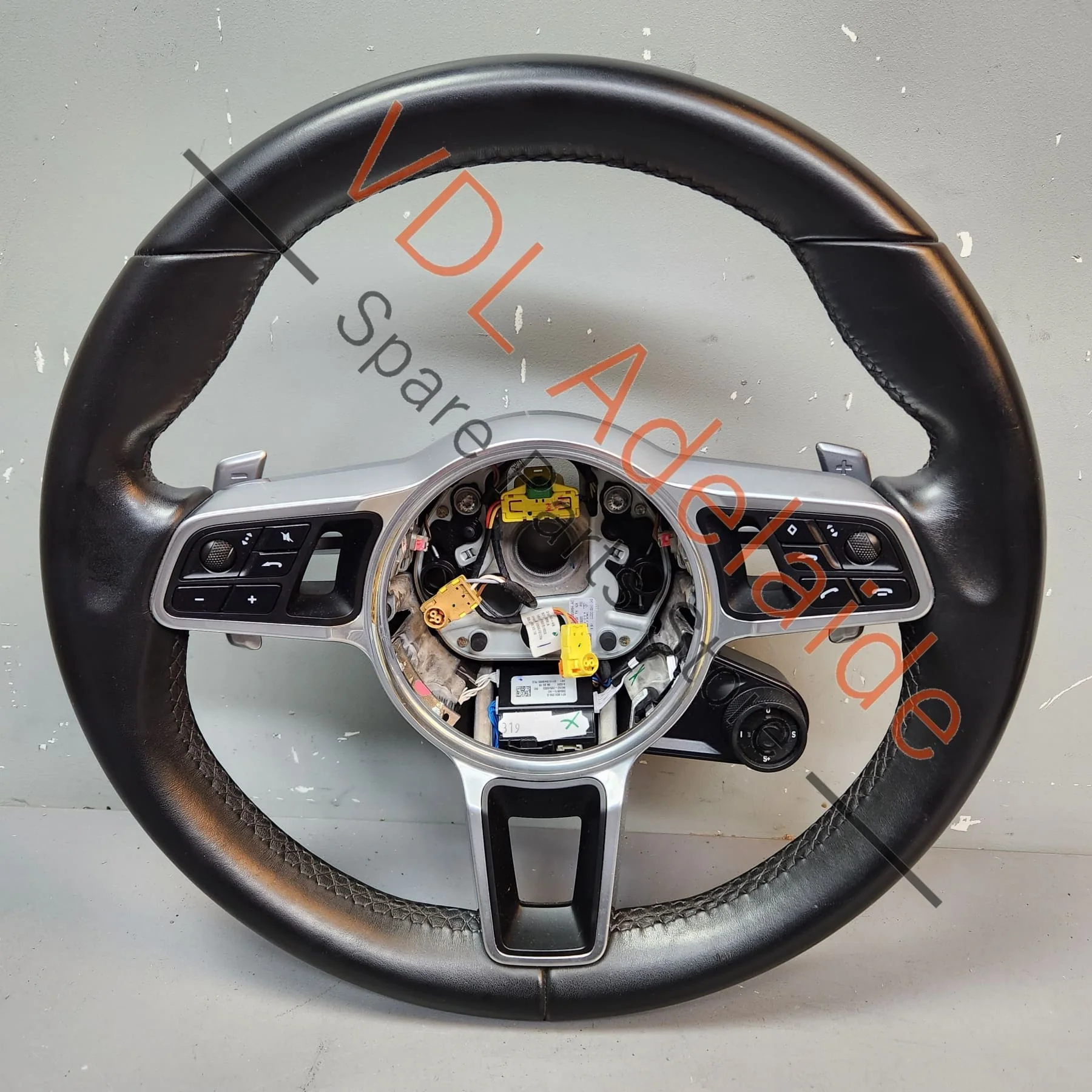 Porsche PSRB Sport Mode Chrono Multifunction Black Steering Wheel w PDK Paddles