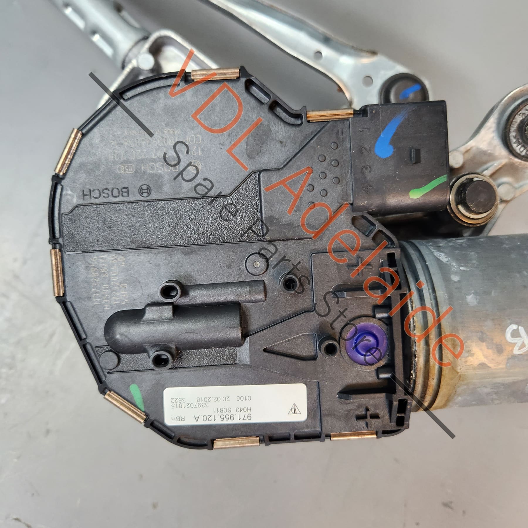 Porsche Panamera 971 Windscreen Wiper Motor RHD 971955024A - Image 3
