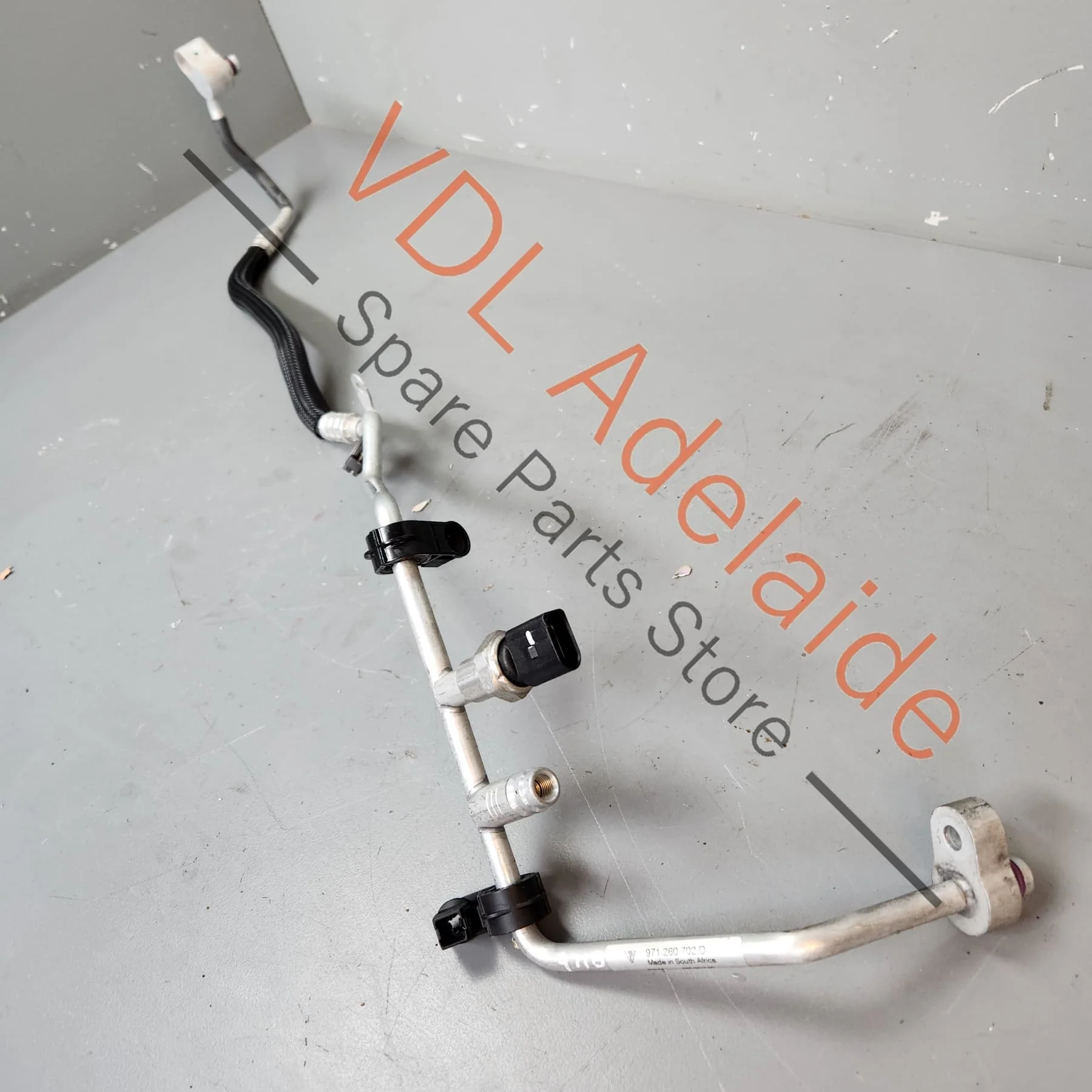 Porsche Panamera 971 V6 Refrigerant AC Air Conditioning Metal Line Hose - Image 3