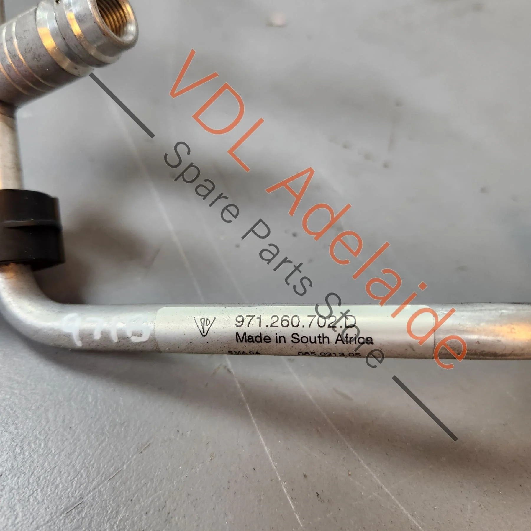 Porsche Panamera 971 V6 Refrigerant AC Air Conditioning Metal Line Hose - Image 4