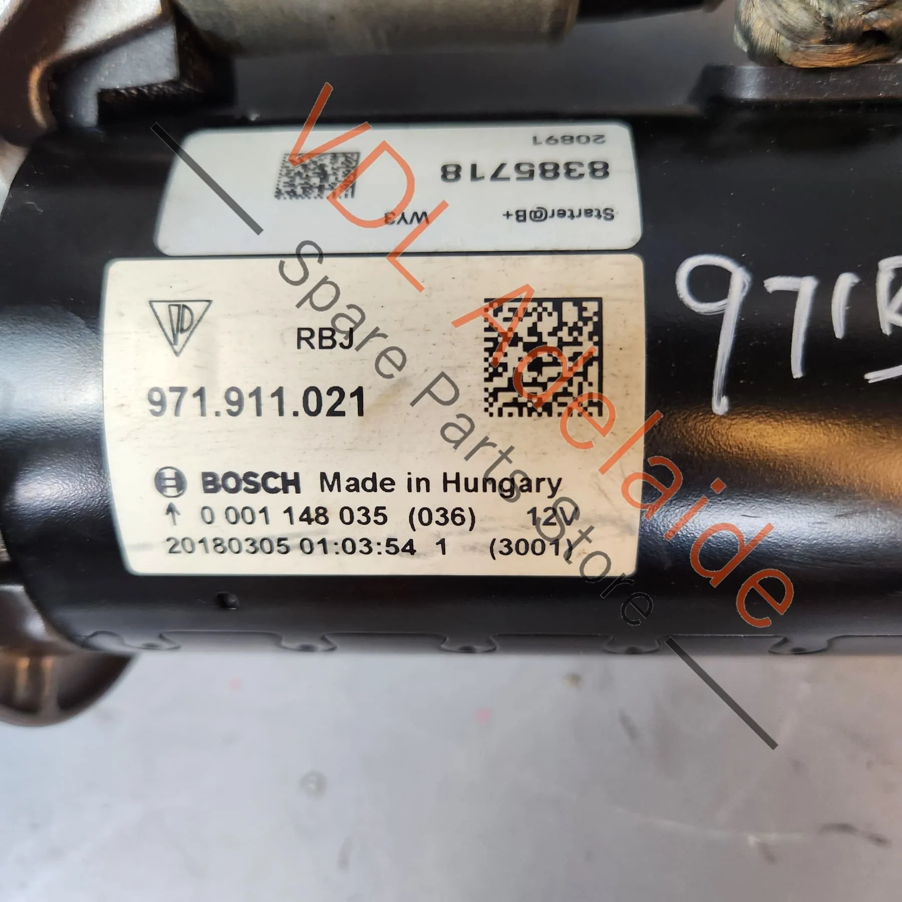 Porsche Panamera 971 Starter Motor 971911021 - Image 4
