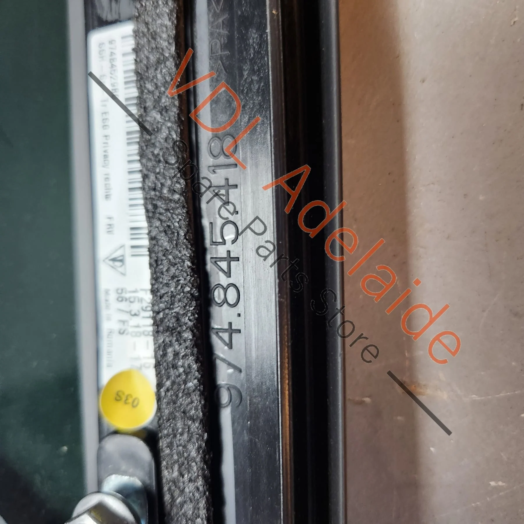 Porsche Panamera Turismo Rear Left Side Window 974845297G - Image 4