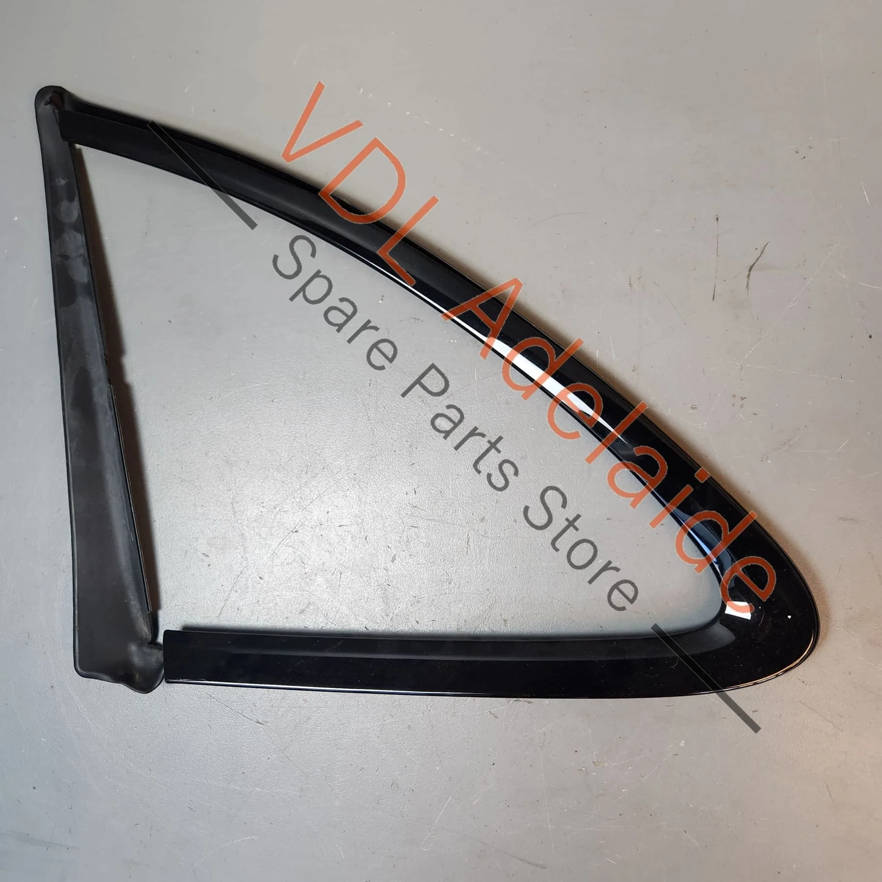 Porsche Panamera Turismo Rear Right Side Window Exterior Trim Black 974853996B
