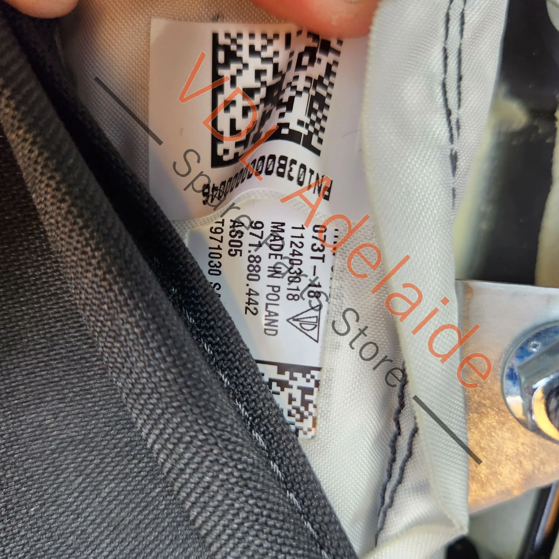 Porsche Panamera 971 Side Airbag Unit Right Rear 971880442 - Image 4