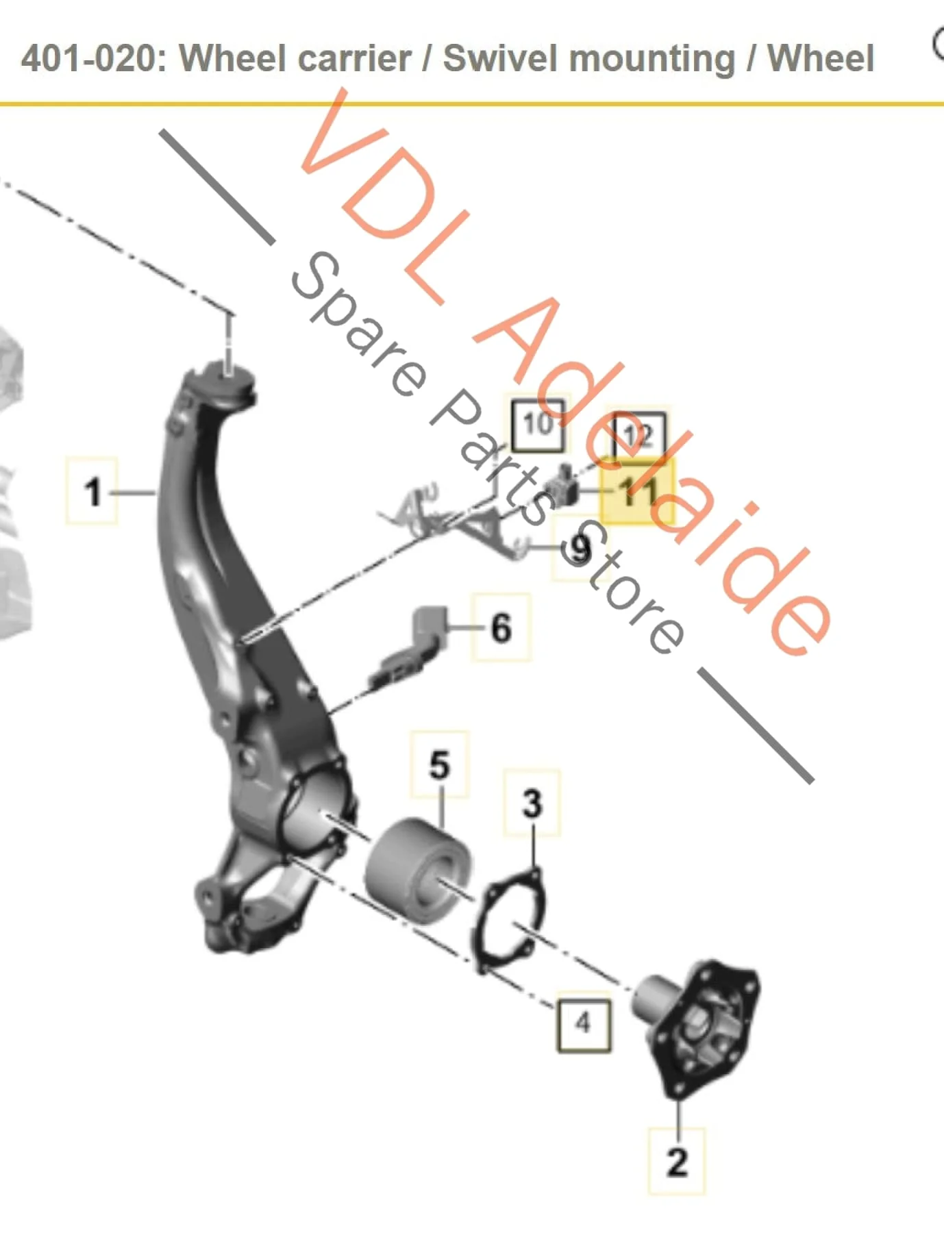 Porsche Panamera 971 Front or Rear Suspension Acceleration Sensor 971907656 - Image 3