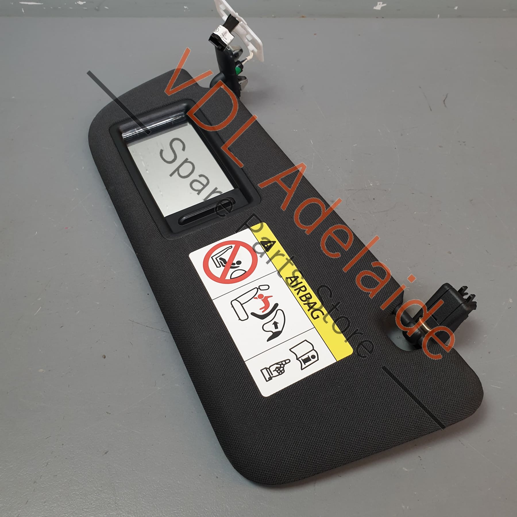 Porsche Panamera 971 Left Side Sun Visor Black 971857551P - Image 2