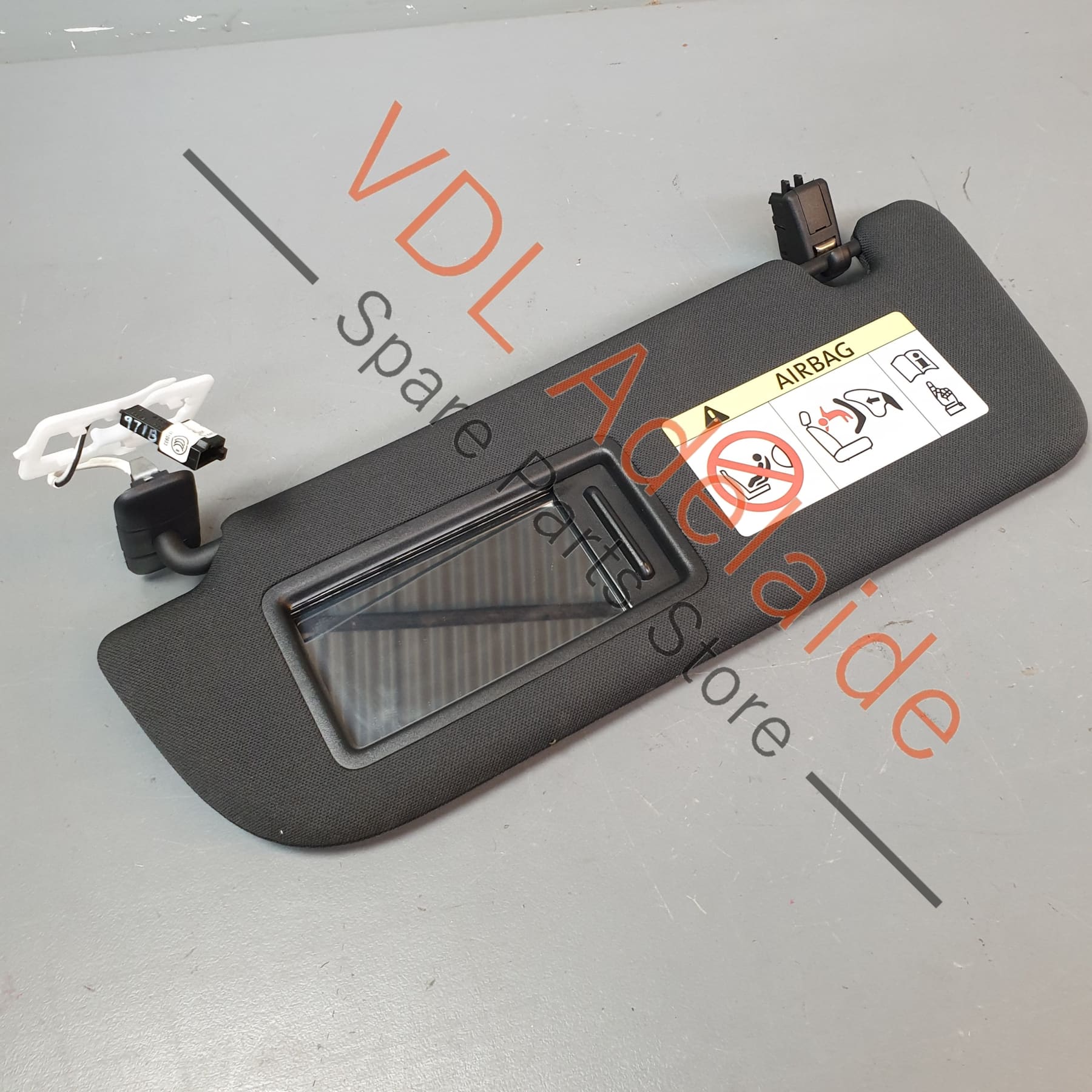Porsche Panamera 971 Left Side Sun Visor Black 971857551P - Image 5