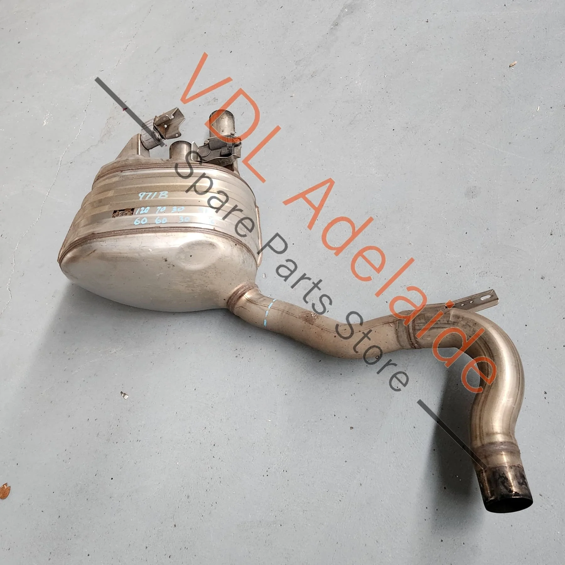 Porsche Panamera 971 Rear Right Muffler Exhaust 971253608AY - Image 7