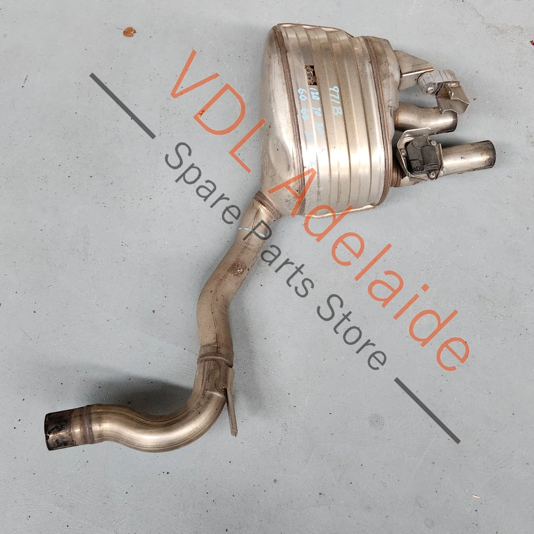 Porsche Panamera 971 Rear Right Muffler Exhaust 971253608AY - Image 9