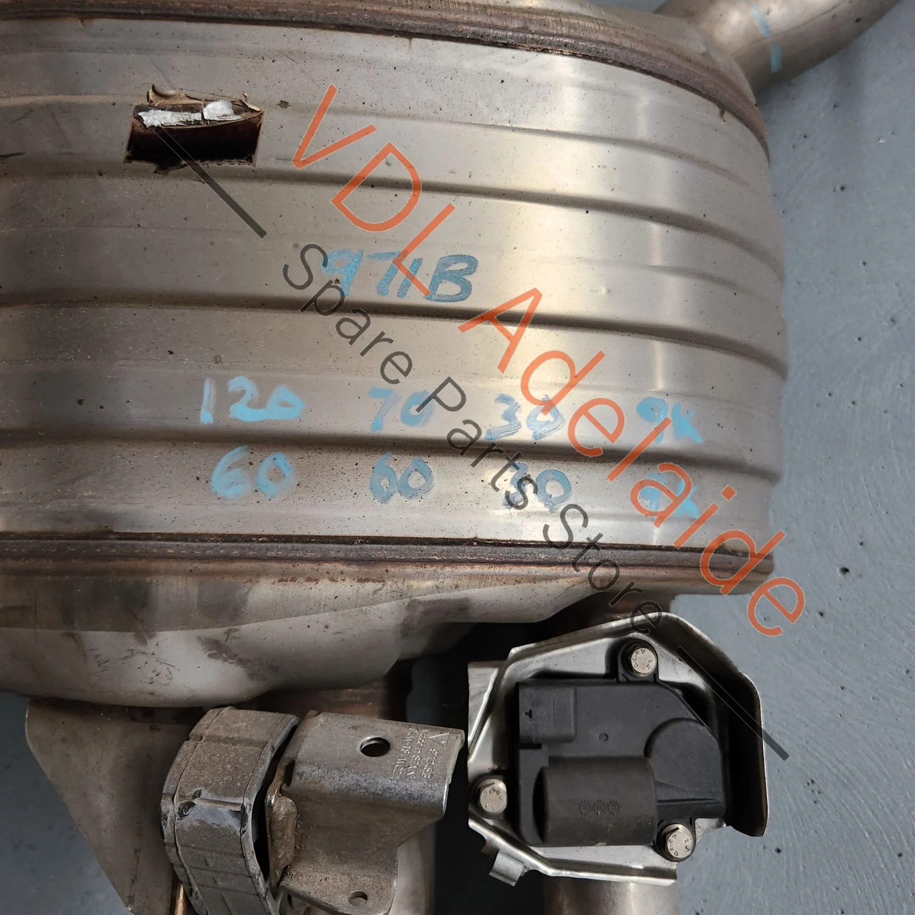 Porsche Panamera 971 Rear Left Muffler Exhaust 971253607AY - Image 7