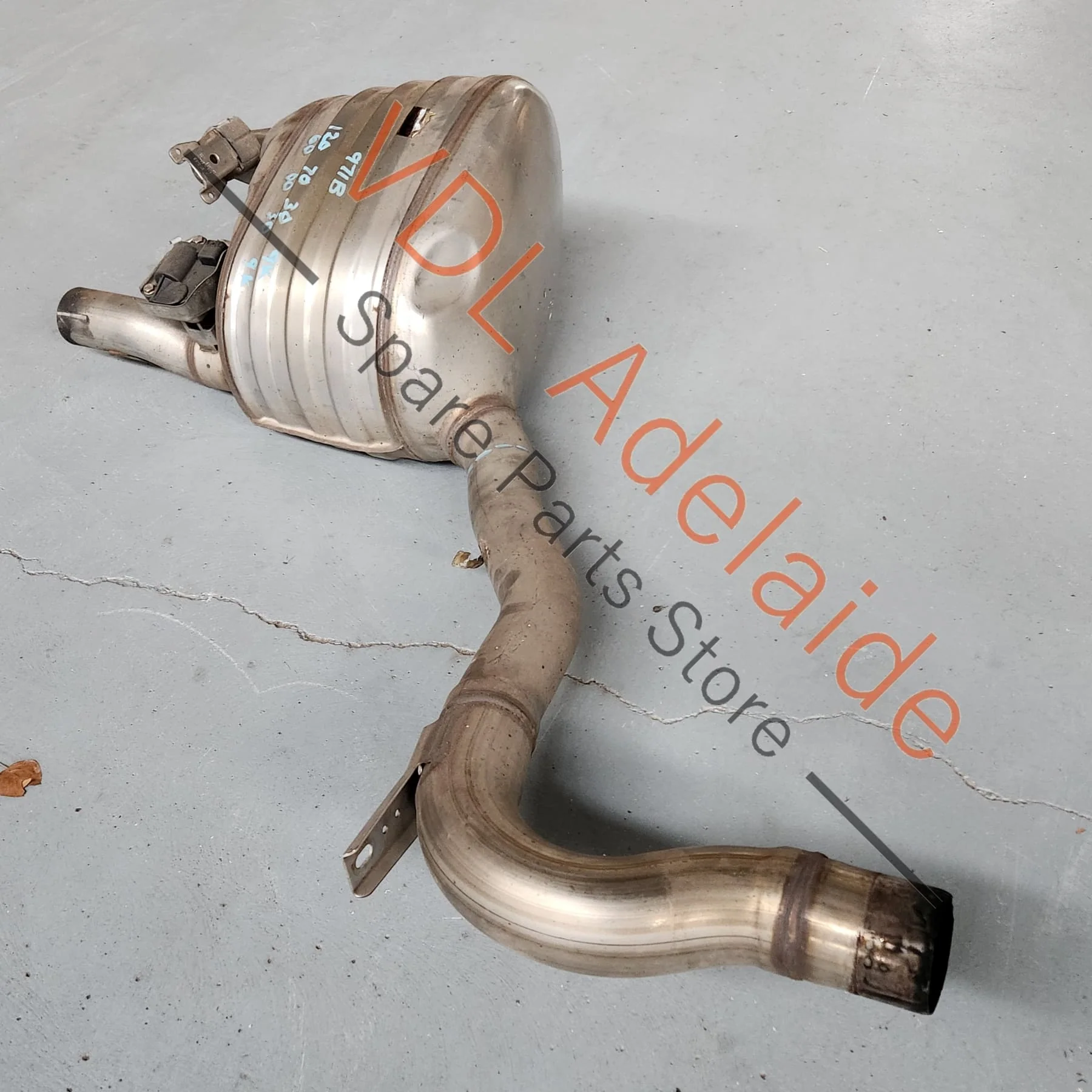 Porsche Panamera 971 Rear Left Muffler Exhaust 971253607AY - Image 8