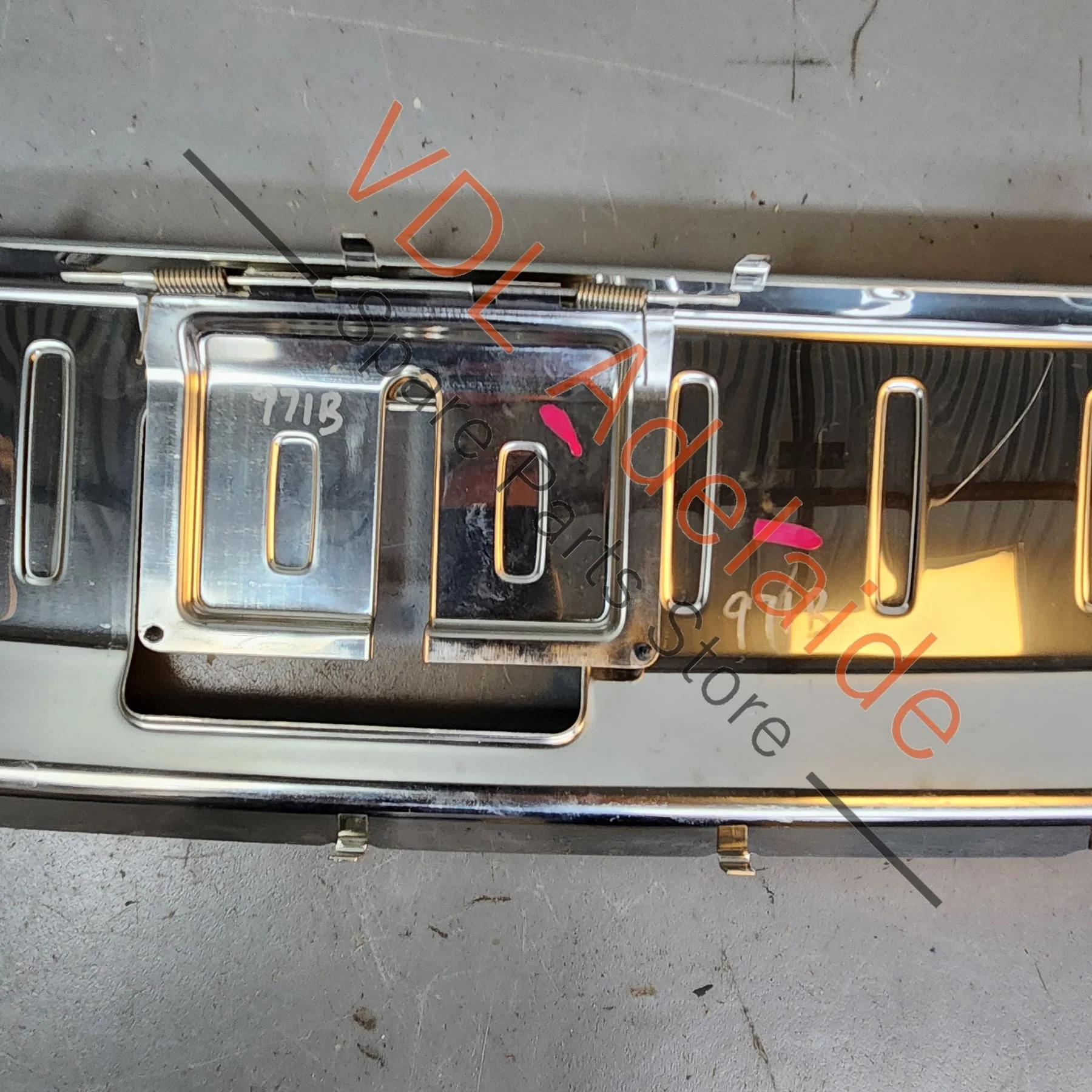 Porsche Panamera Turismo Rear Hatch Boot Cargo Loading Trim Stainless Steel 9748677071E0 - Image 2