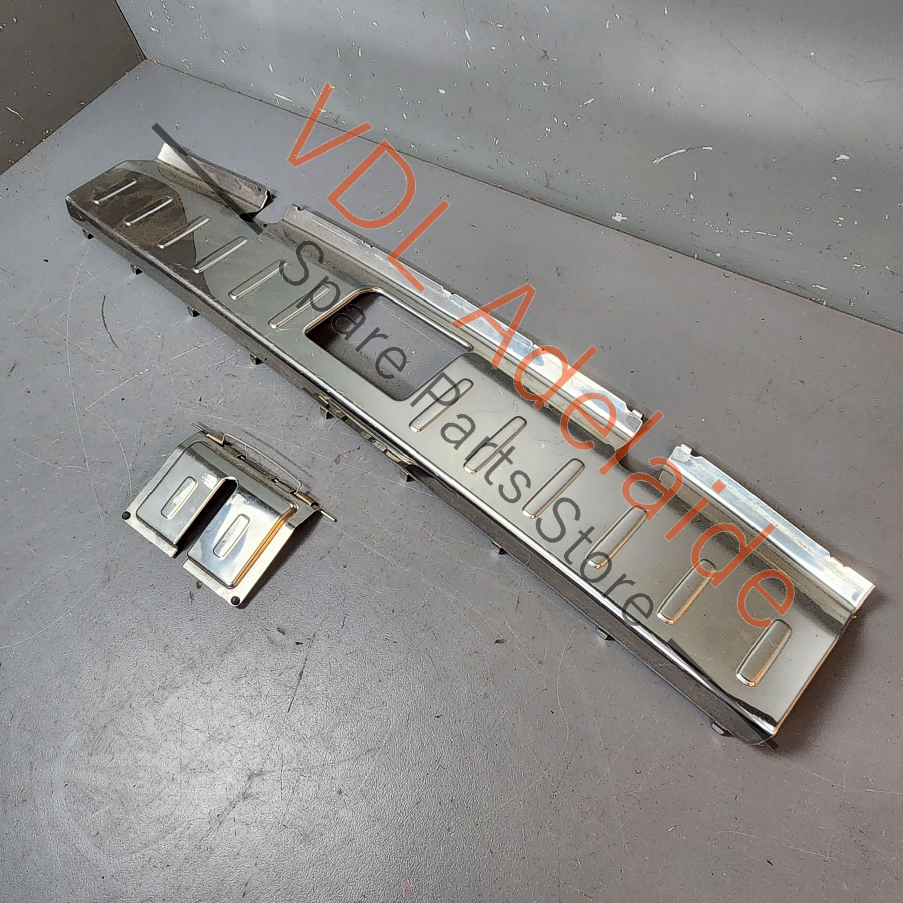 Porsche Panamera Turismo Rear Hatch Boot Cargo Loading Trim Stainless Steel 9748677071E0 - Image 8