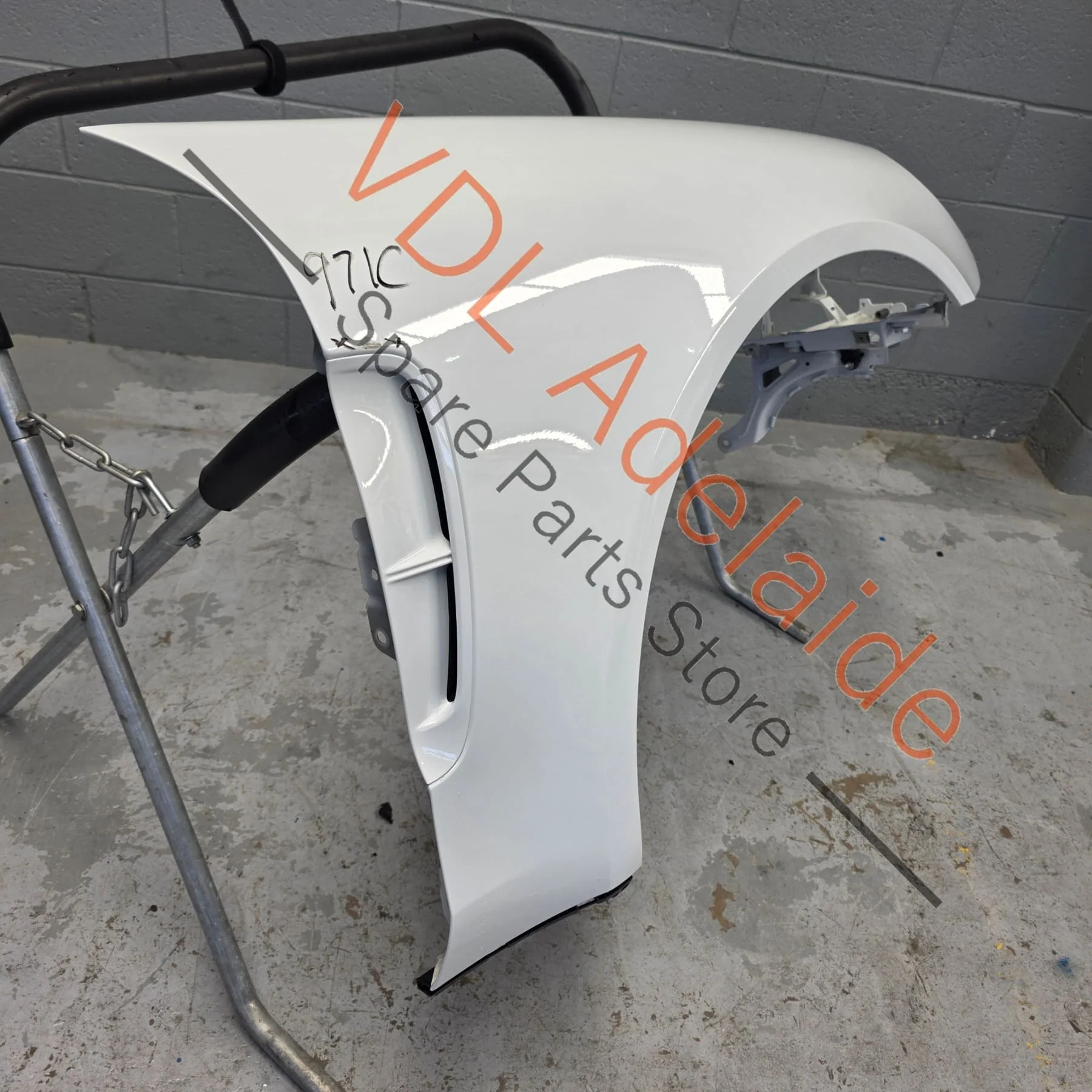 Porsche Panamera 971 2016-2024 Front Right Fender Panel Carrara White S9R / 2Y 971821102BY 971821102Y GRV - Image 4