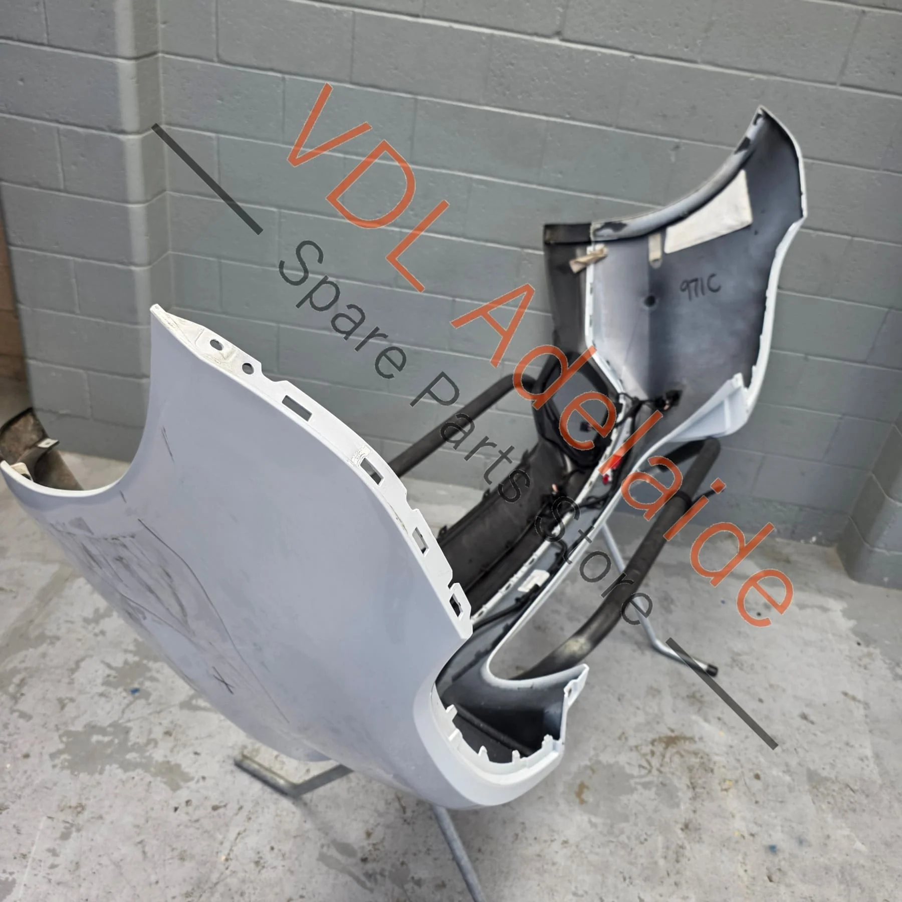 Porsche Panamera Turismo 971 Rear Bumper Cover assembly with diffuser spoiler 974807983AY 971807514CY - Image 4