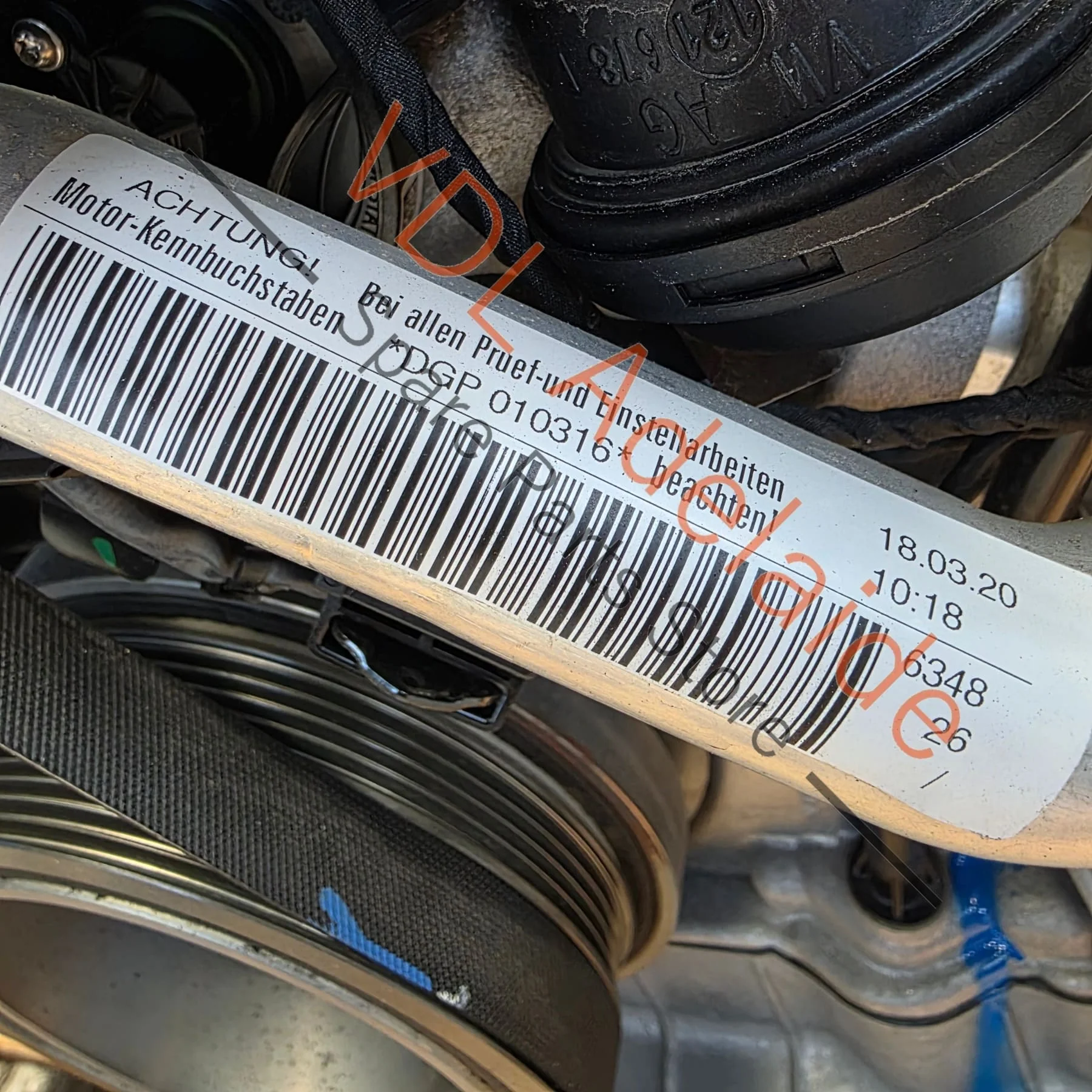 Porsche Panamera 2.9 V6 DGP DGPA Engine 243kw Complete drop-out Motor with Wiring & Turbos etc - Image 4