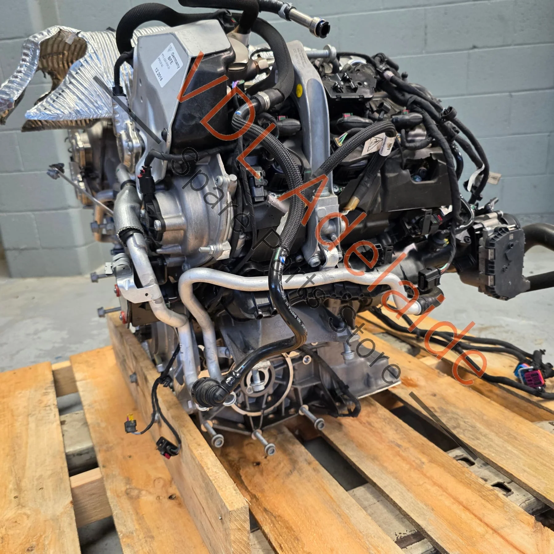 Porsche Panamera 2.9 V6 DGP DGPA Engine 243kw Complete drop-out Motor with Wiring & Turbos etc - Image 8