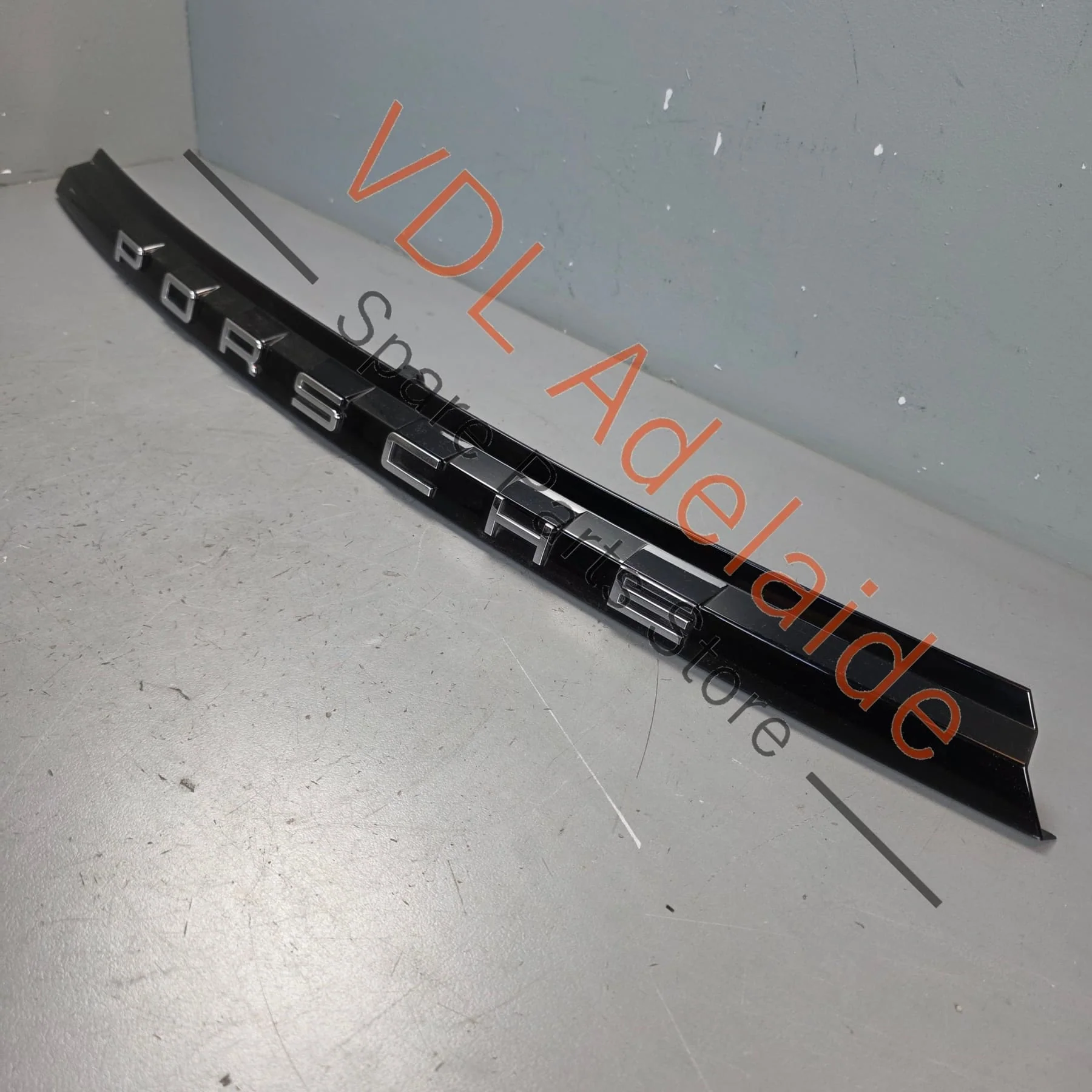 Porsche Panamera 971 Tailgate Boot Hatch Garnish with Chrome Porsche Badge 971827044B
