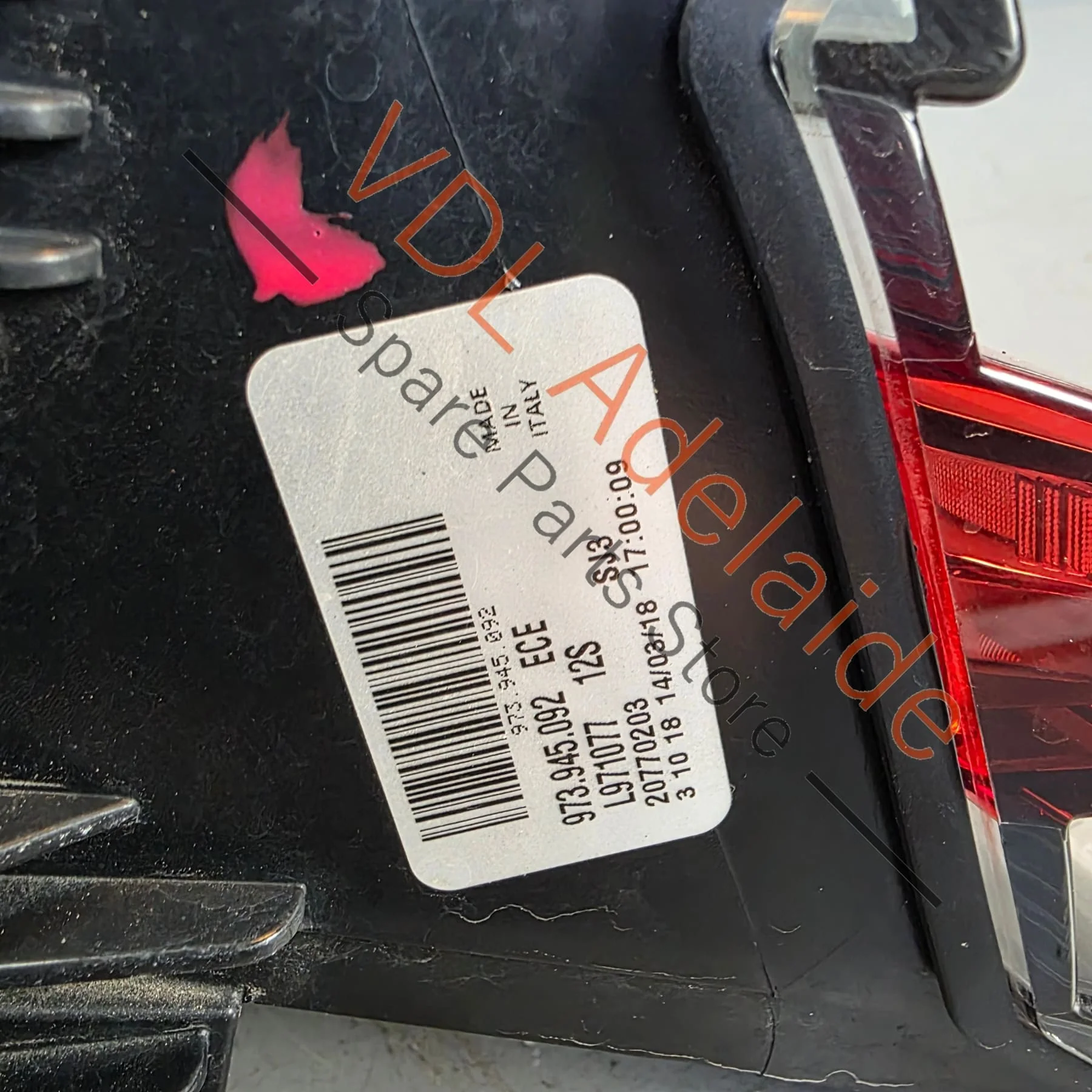 Porsche Panamera 971 Rear Right Dark Tint Tail Light Taillight 973945092 - Image 7