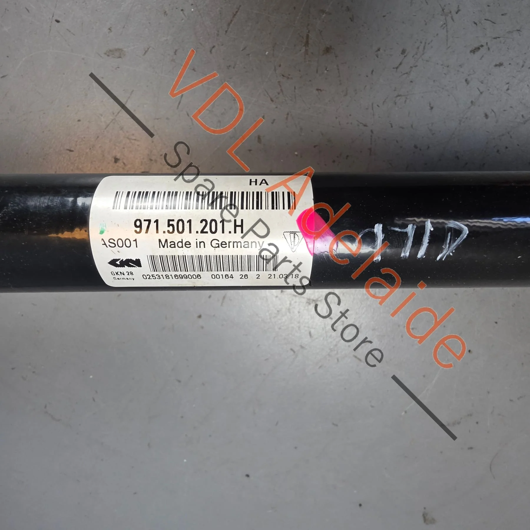 Porsche Panamera 971 Rear Axle Driveshaft 971501201AH 971501201H - Image 2