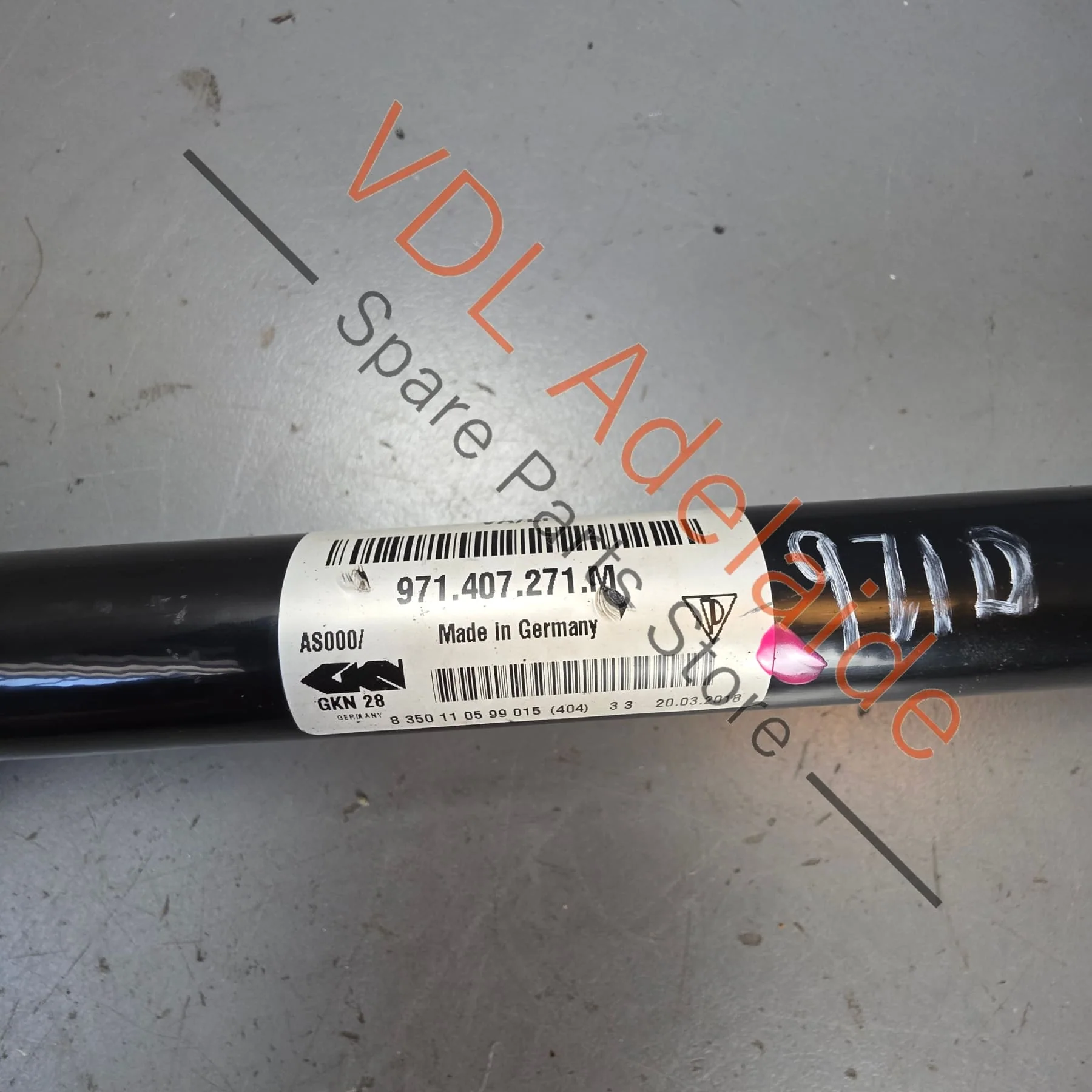 Porsche Panamera 971 Front Axle Driveshaft Left 971407271M 971407271AN 9A7407271D - Image 4