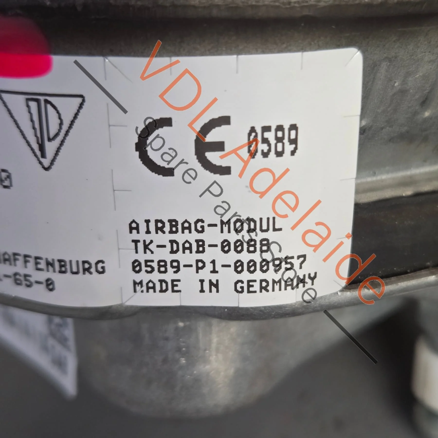Porsche Steering Wheel Airbag 971880201M 7P5880201K 95B880201M - Image 7