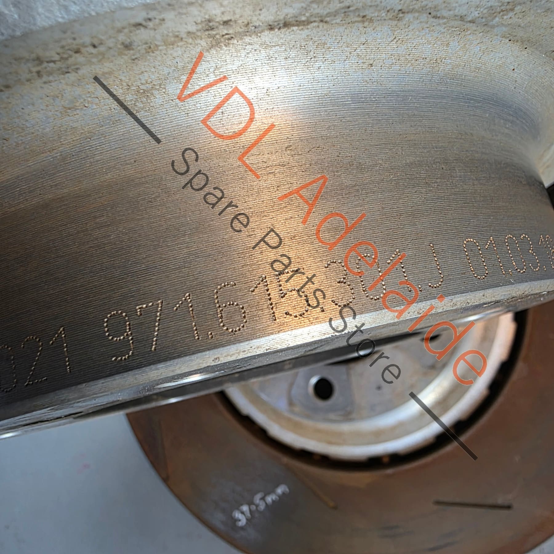 Porsche Panamera 971 Front Brake Disc Rotor Pair 971615301J 971615301Q 971615302J 971615302Q - Image 2