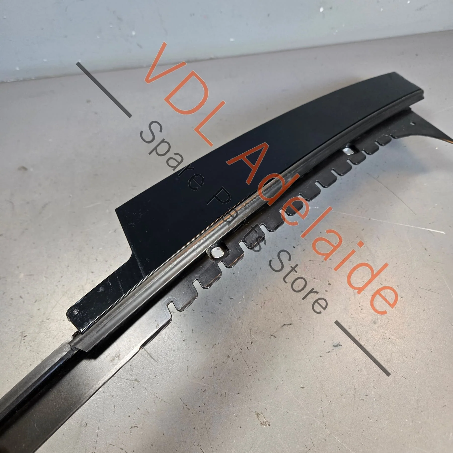 Porsche Panamera 971 Right Front Door Exterior B Pillar Trim Gloss Black 971853184 - Image 3