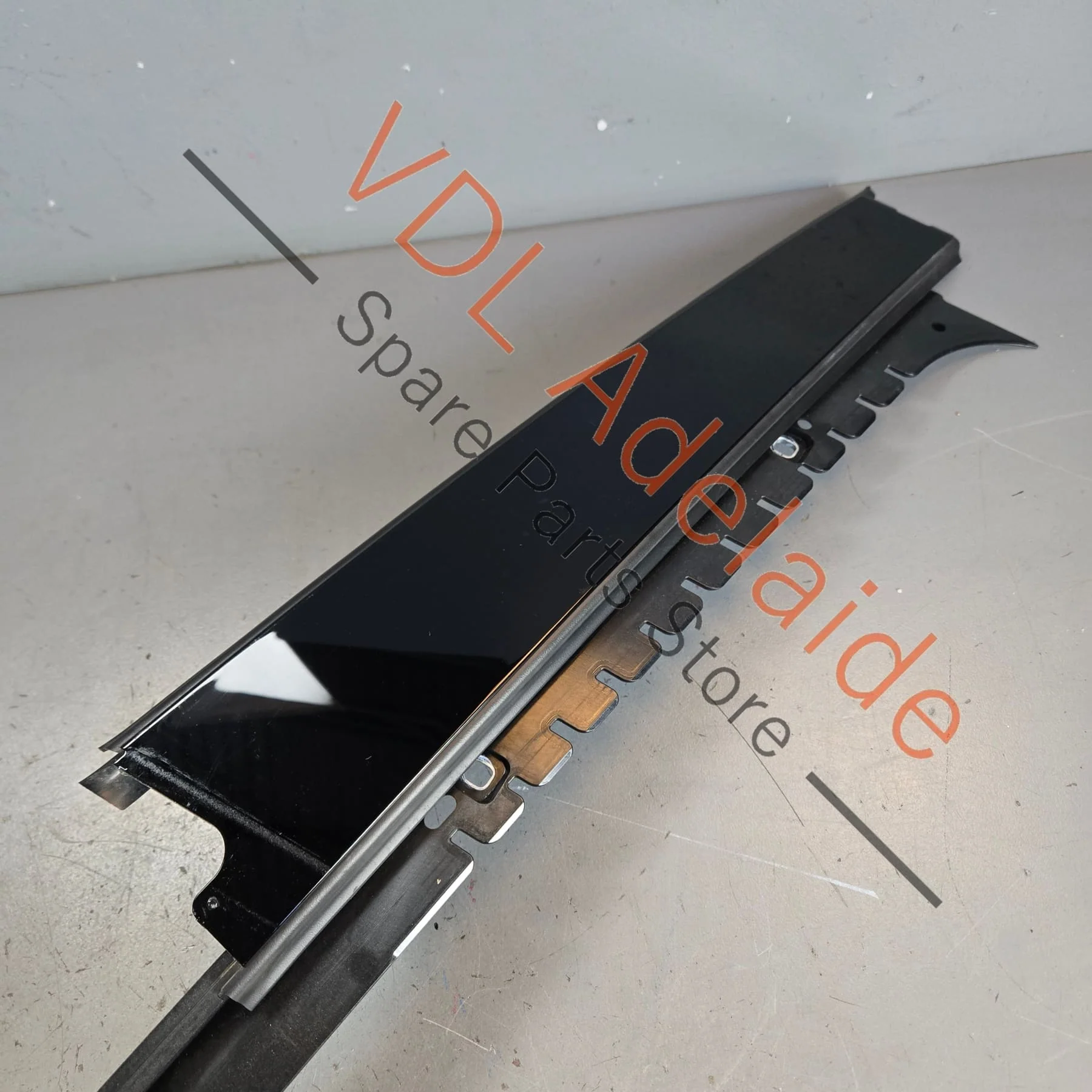 Porsche Panamera 971 Left Rear Door Exterior B Pillar Trim Gloss Black 971853289 - Image 2