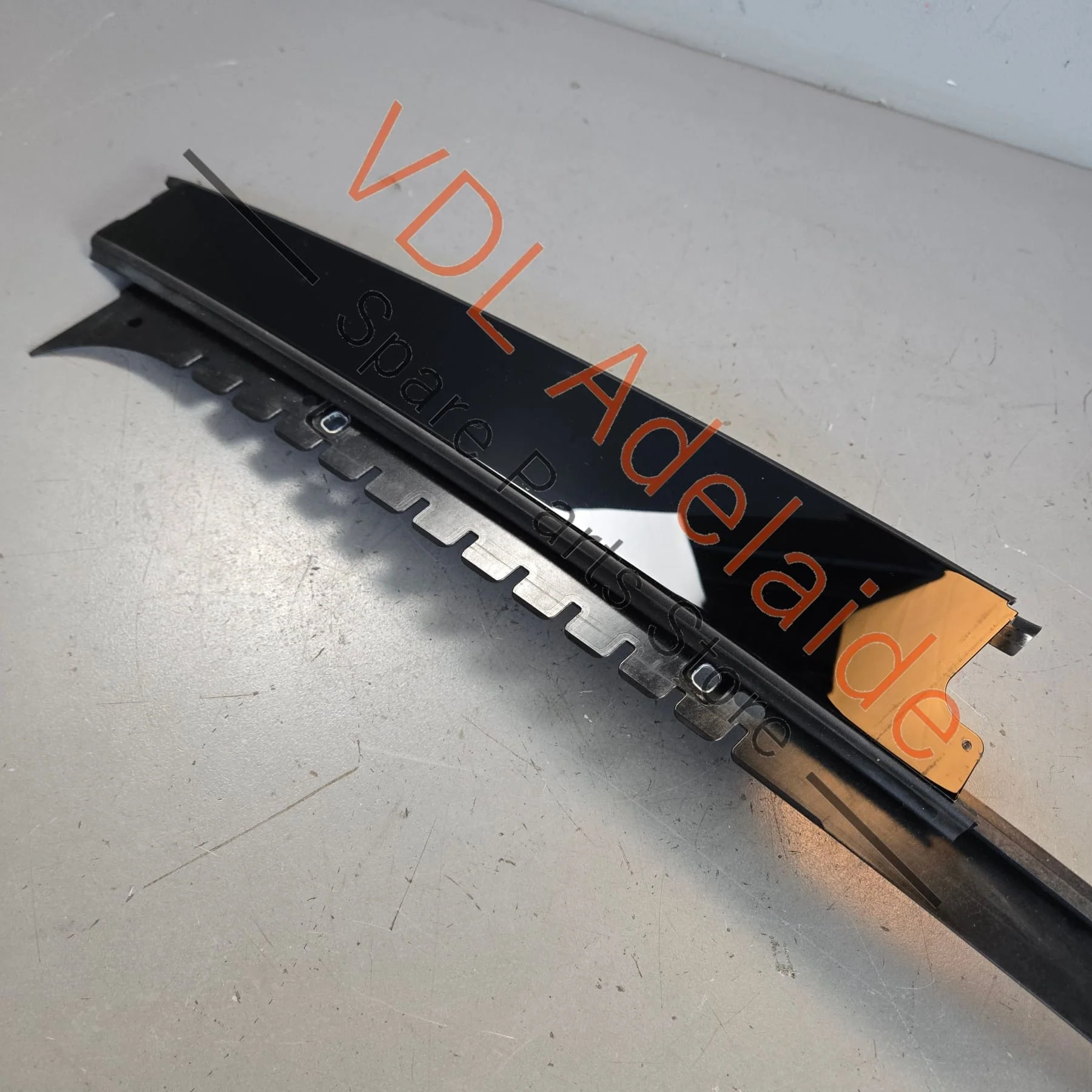 Porsche Panamera 971 Right Rear Door Exterior B Pillar Trim Gloss Black 971853290 - Image 3