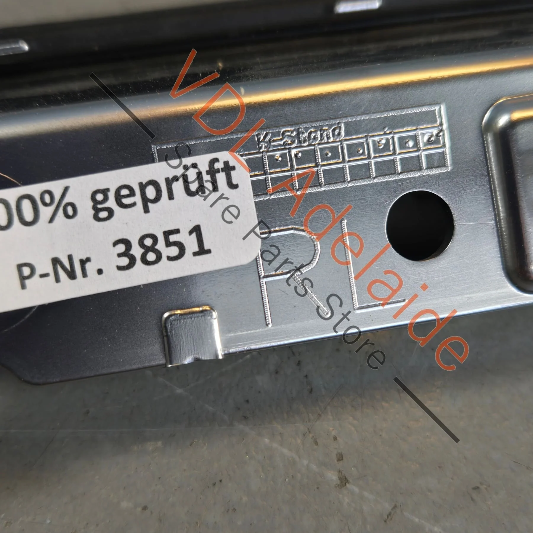 Porsche Panamera 971 2017-2020 Dashboard Trim Insert Chrome Galvano Silver 971858860C V08 - Image 6