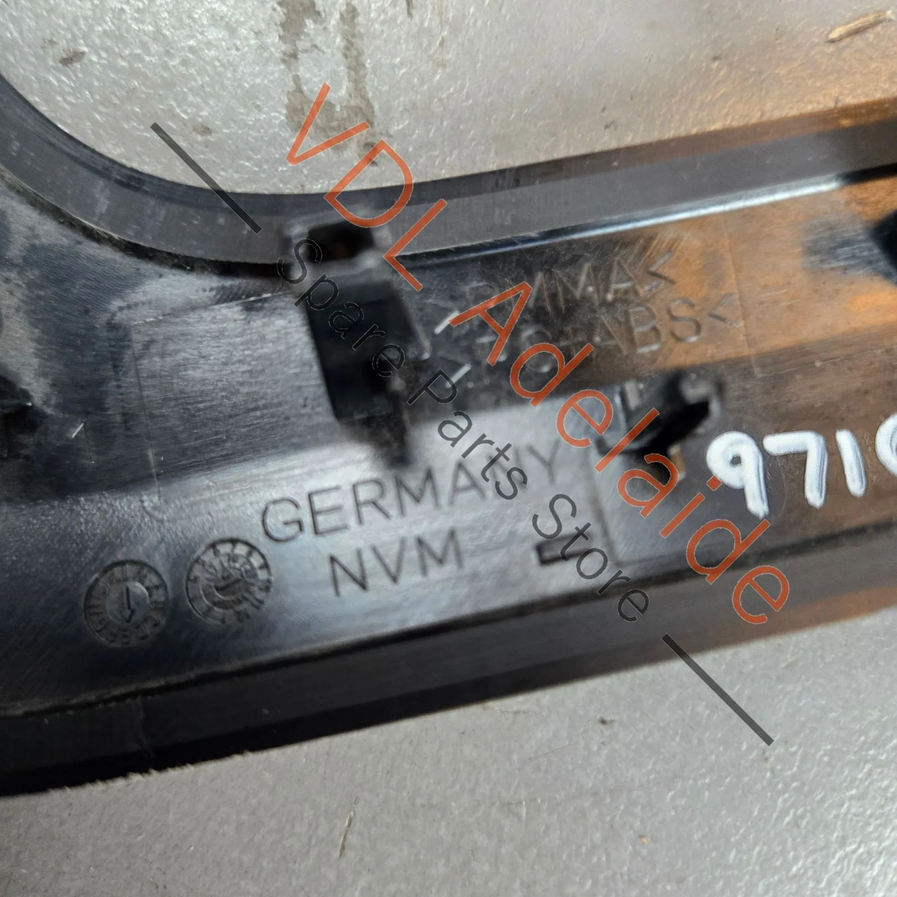Porsche Panamera 971 Drivers Side Dash Molding Trim for RHD Gloss Black 971898406 OV3 - Image 3