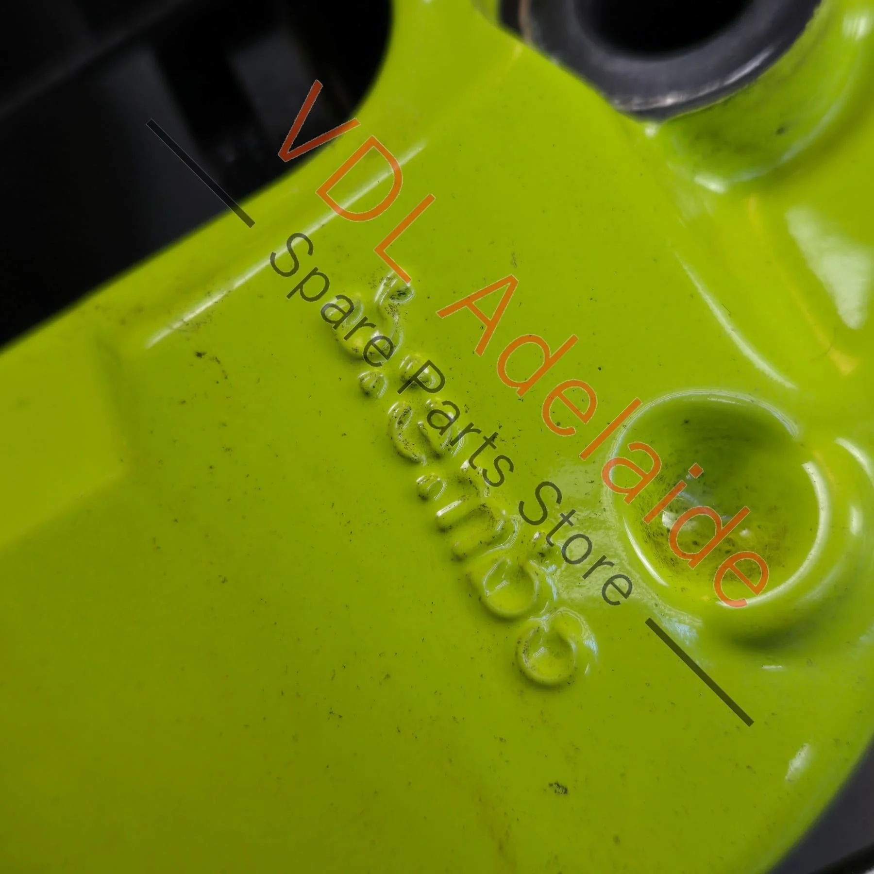 Porsche 4 Piston Brembo Rear Brake Caliper Set Acid Green Suit 365mm rotor 19in - Image 6