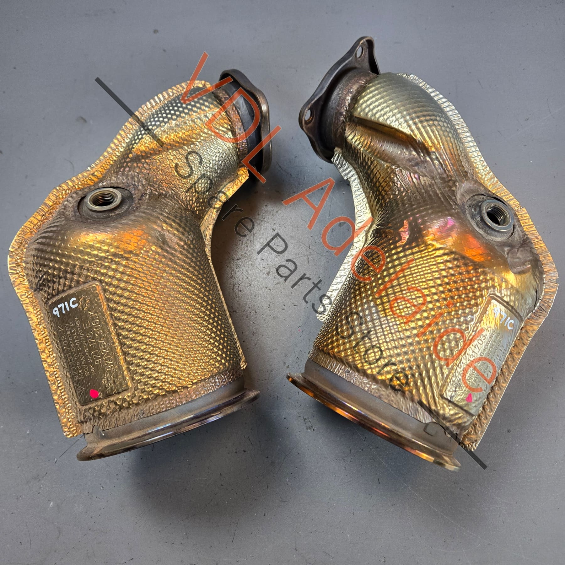 Porsche Catalytic Converter Set for 2.9L V6 9A7254300D 9A7254350D